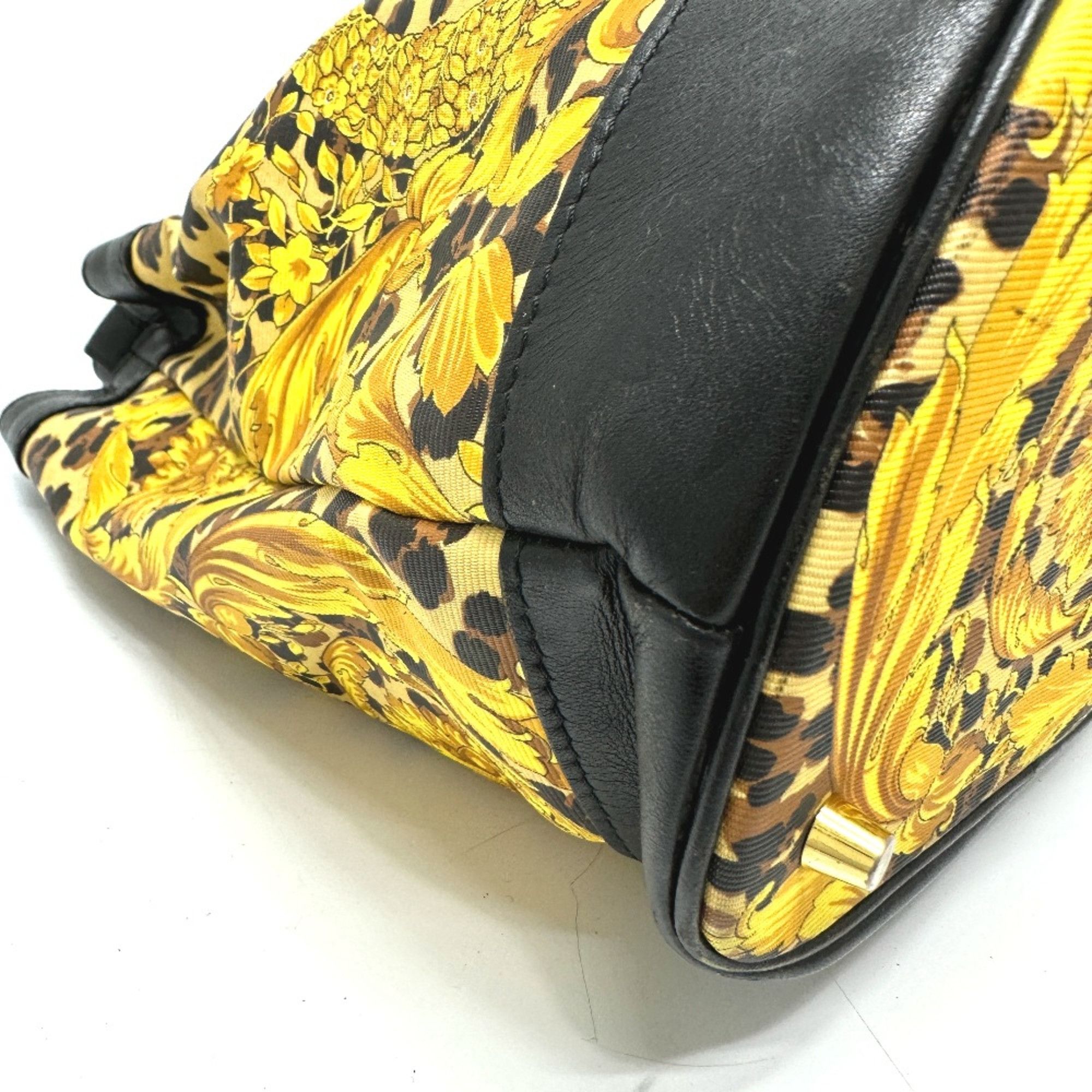 Versace Versace vintage Shoulder Shoulder Bag yellow Black Size ONE SIZE - 5 Thumbnail