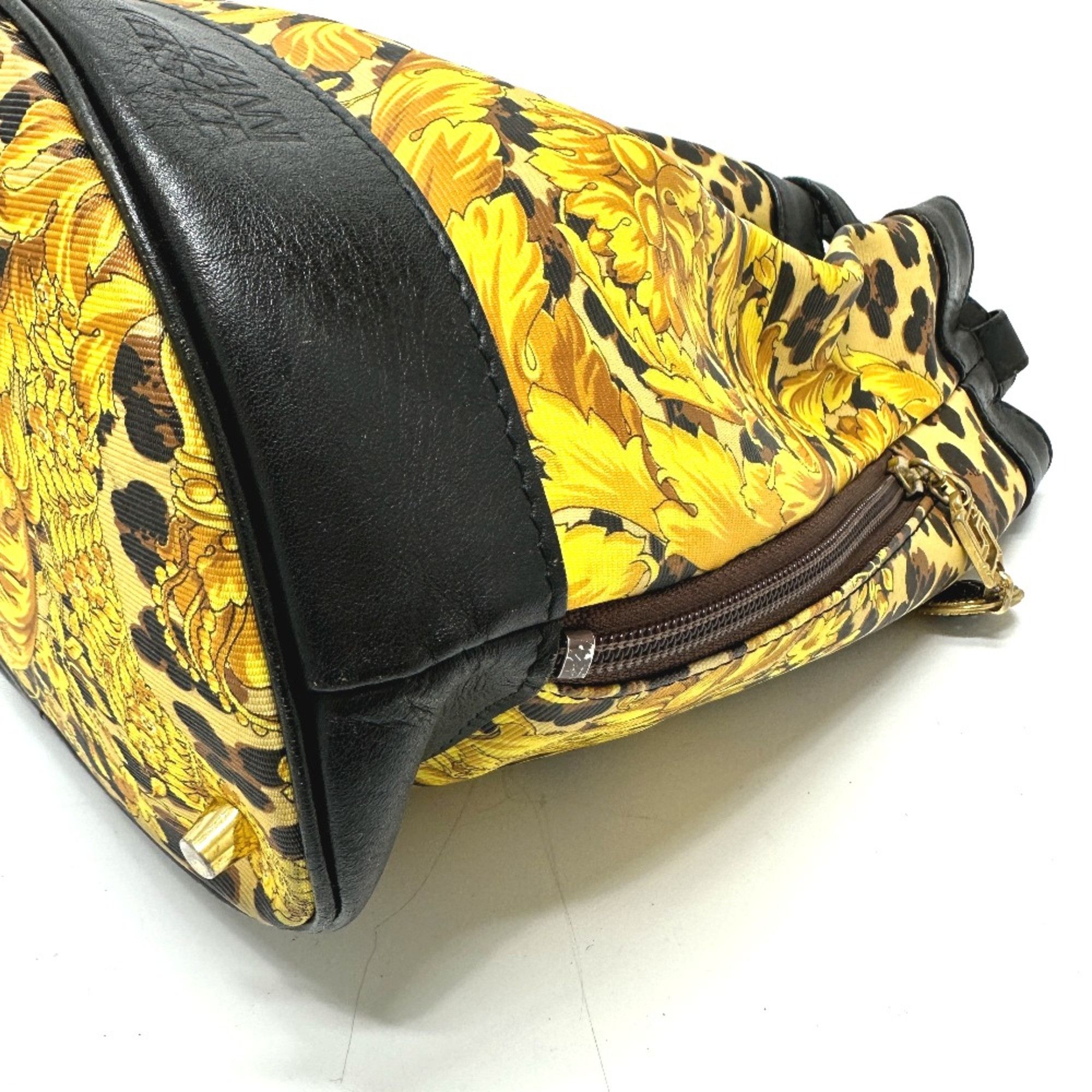 Versace Versace vintage Shoulder Shoulder Bag yellow Black Size ONE SIZE - 4 Thumbnail