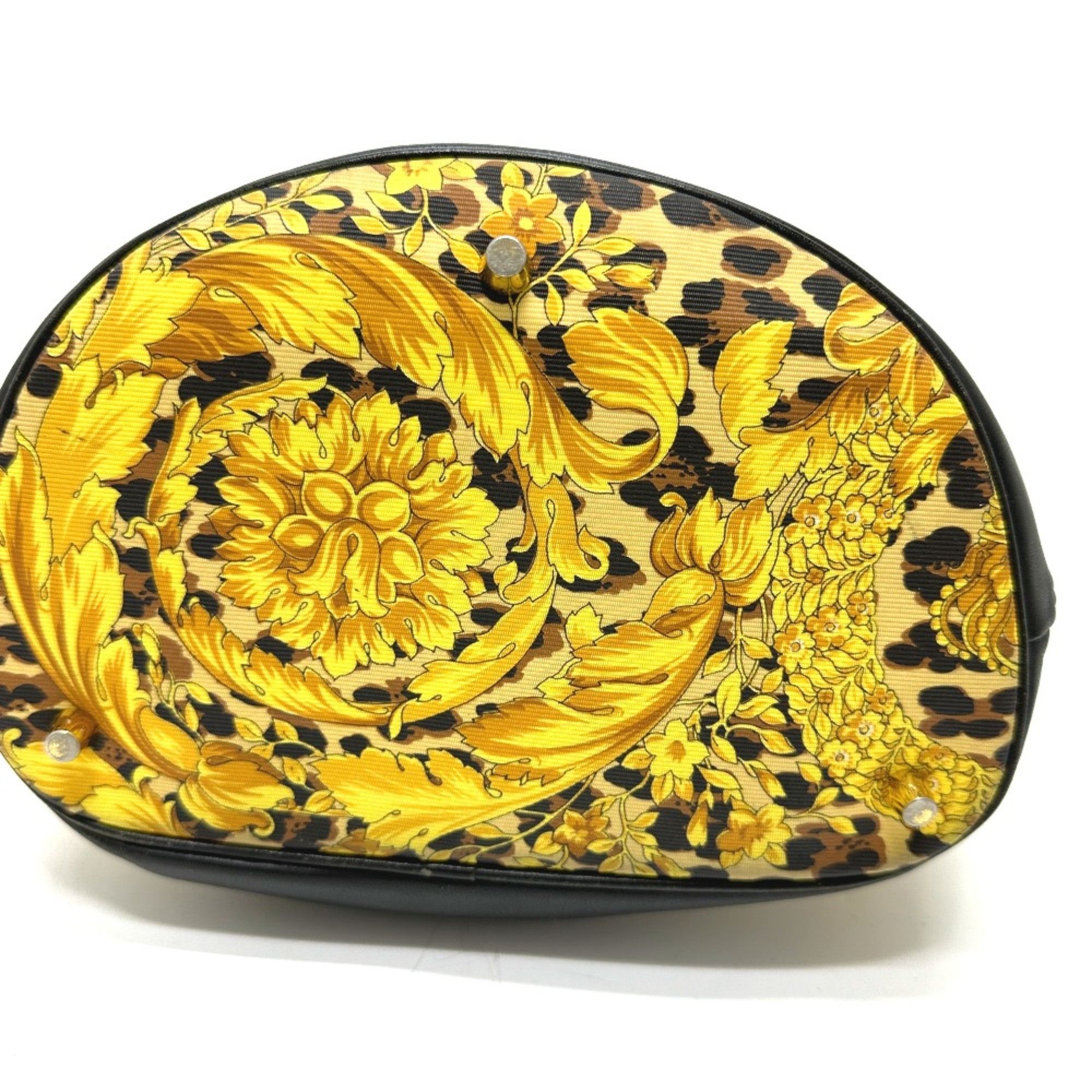 Versace Versace vintage Shoulder Shoulder Bag yellow Black Size ONE SIZE - 3 Thumbnail