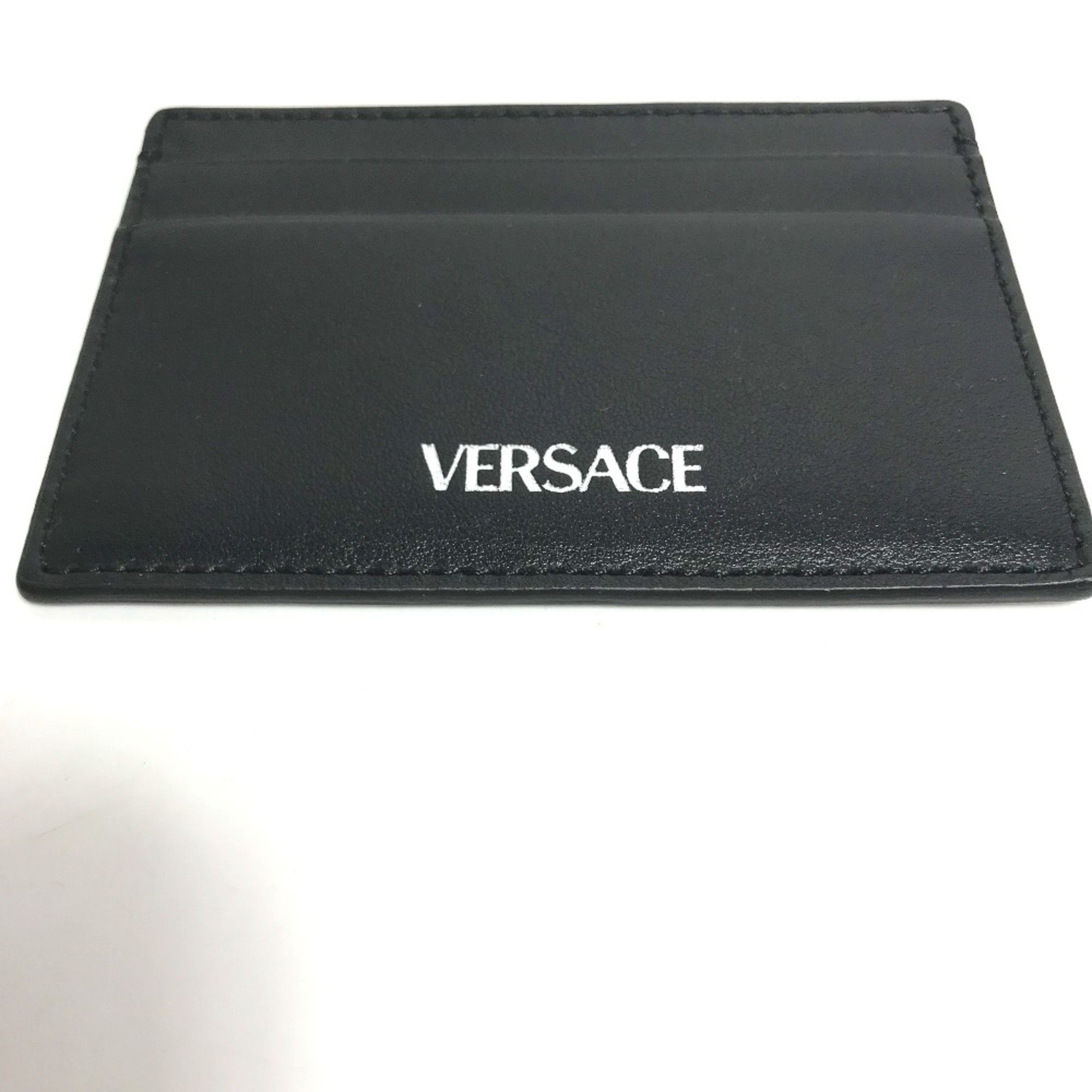 Versace Versace Business Card Holder Pass Case Card Case Black Size ONE SIZE - 2 Thumbnail
