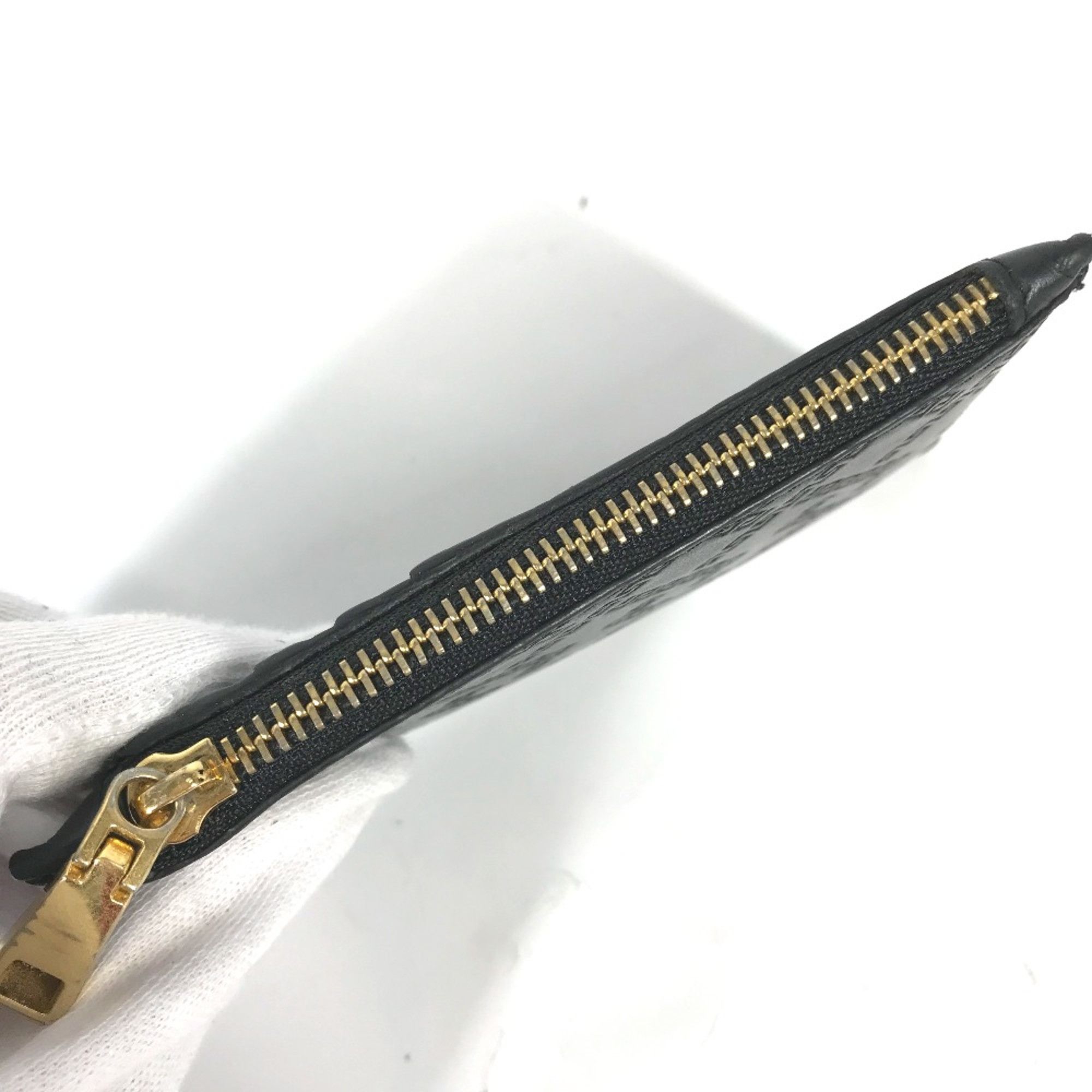 Versace Versace Wallet Coin Compartment Fragment case coin purse Black Gold Size ONE SIZE - 5 Thumbnail