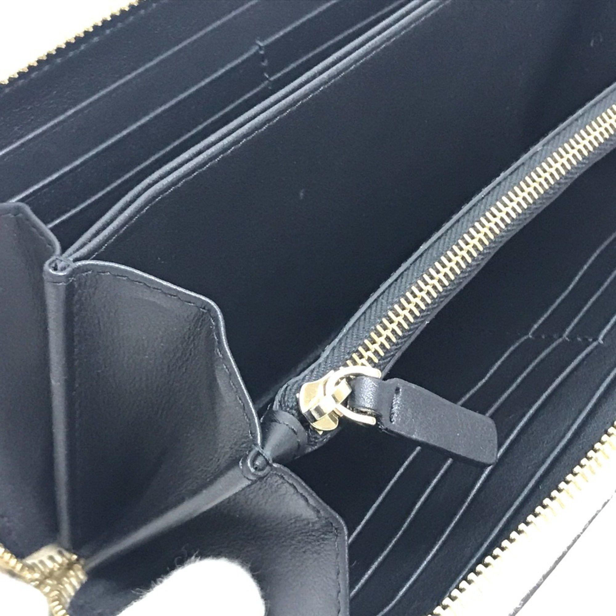 Valentino Valentino-Galavani PW2P0P88CMC Wrinkles processing Long Wallet Gold Size ONE SIZE - 9 Thumbnail