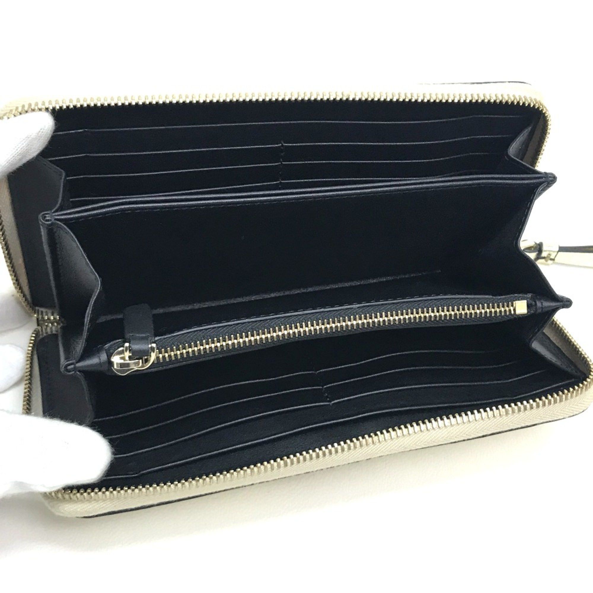 Valentino Valentino-Galavani PW2P0P88CMC Wrinkles processing Long Wallet Gold Size ONE SIZE - 7 Thumbnail