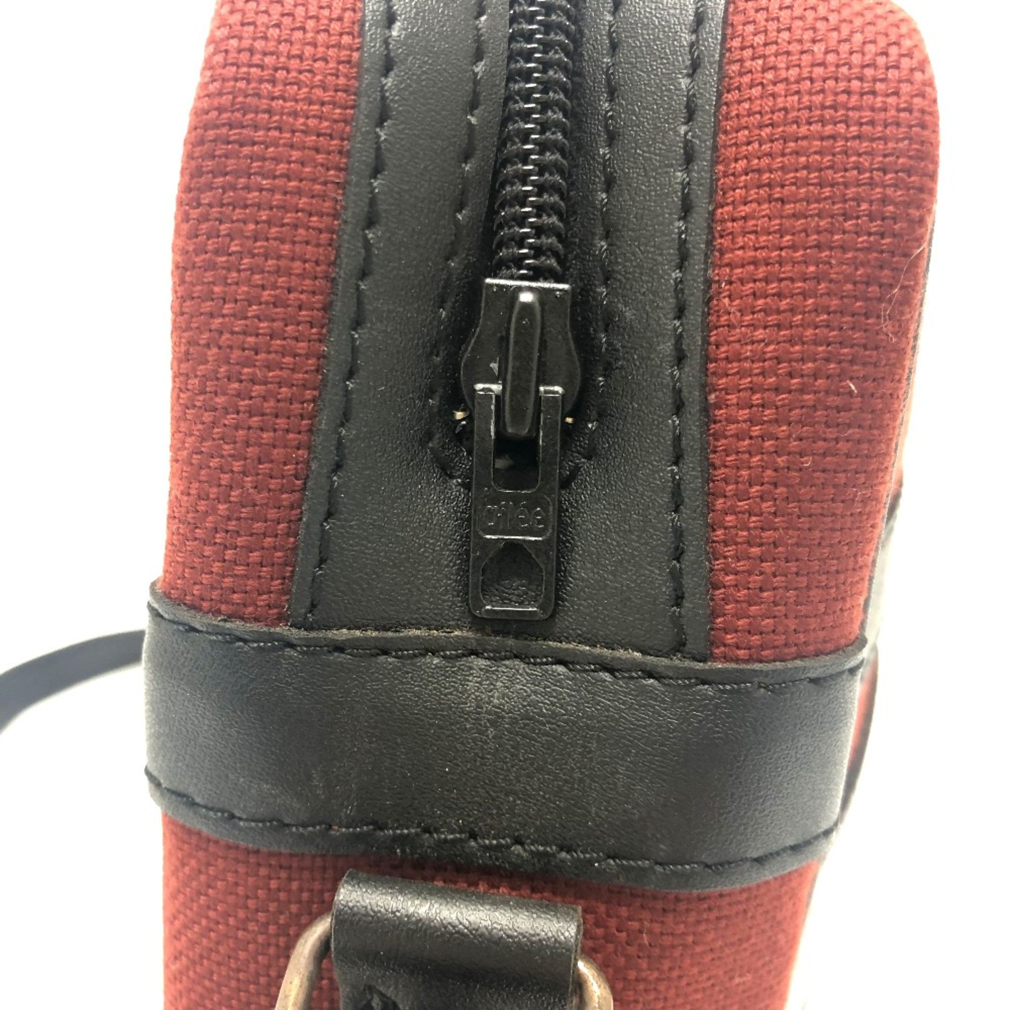 Yves Saint Laurent Yves Saint Laurent logo bag square Shoulder Bag Red Size ONE SIZE - 7 Thumbnail