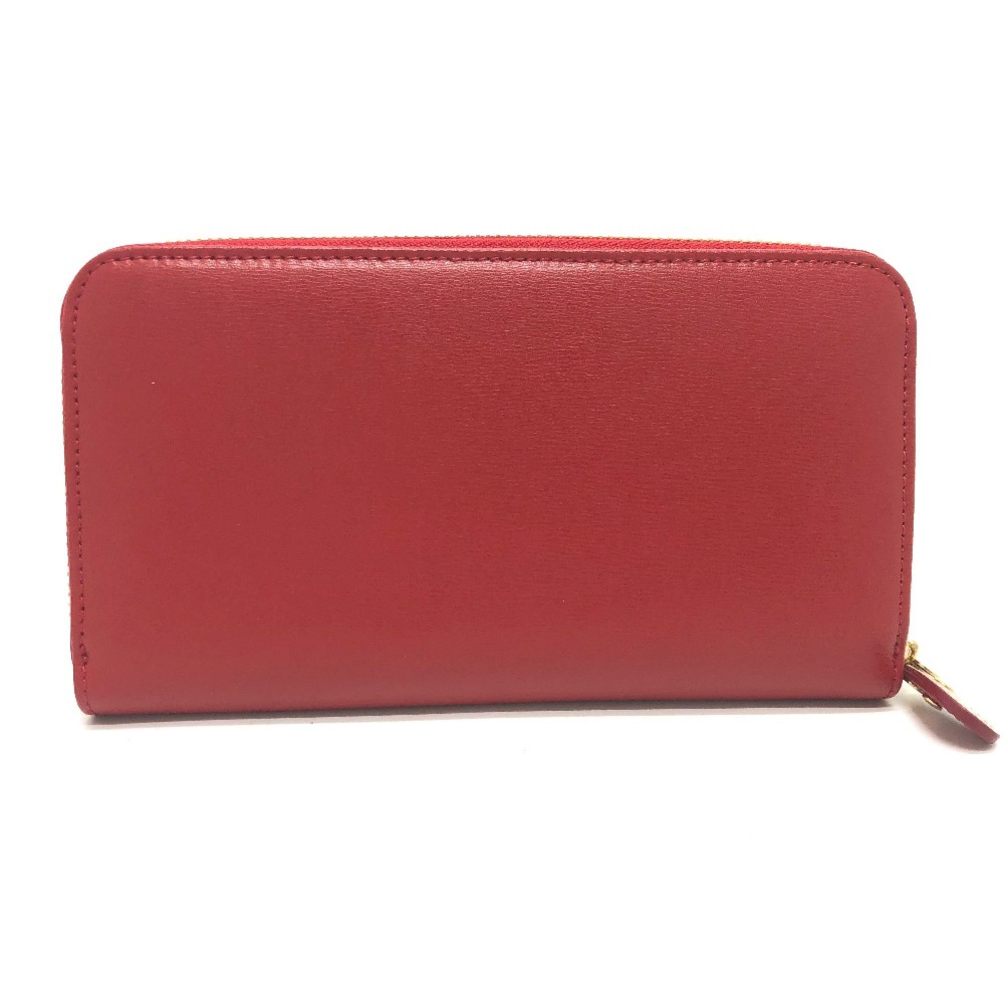 Salvatore Ferragamo Salvatore Ferragamo Gancini Wallet Long Wallet Red GoldHardware Size ONE SIZE - 2 Thumbnail