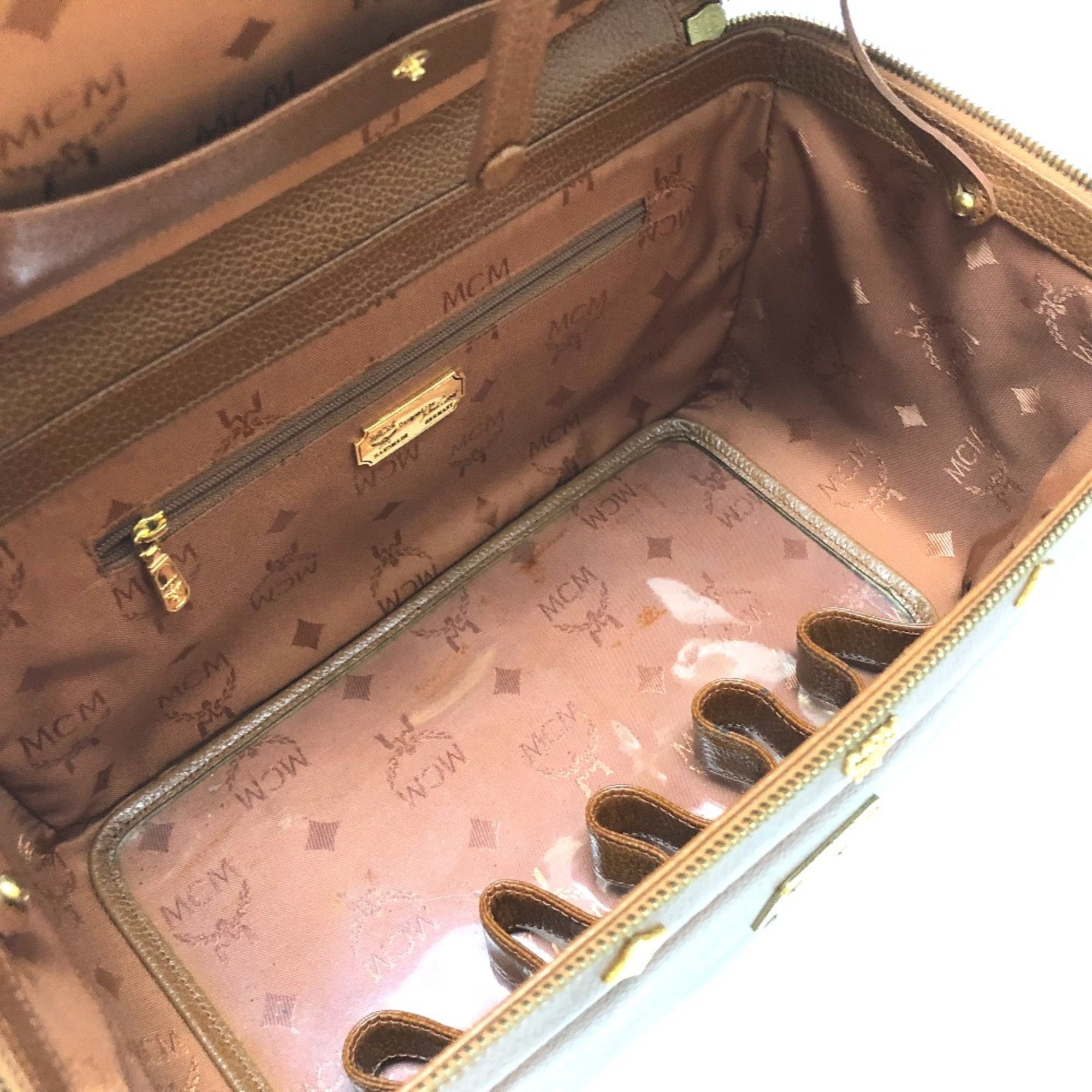 MCM MCM 2WAY Shoulder Bag Hand Bag Brown Size ONE SIZE - 7 Thumbnail