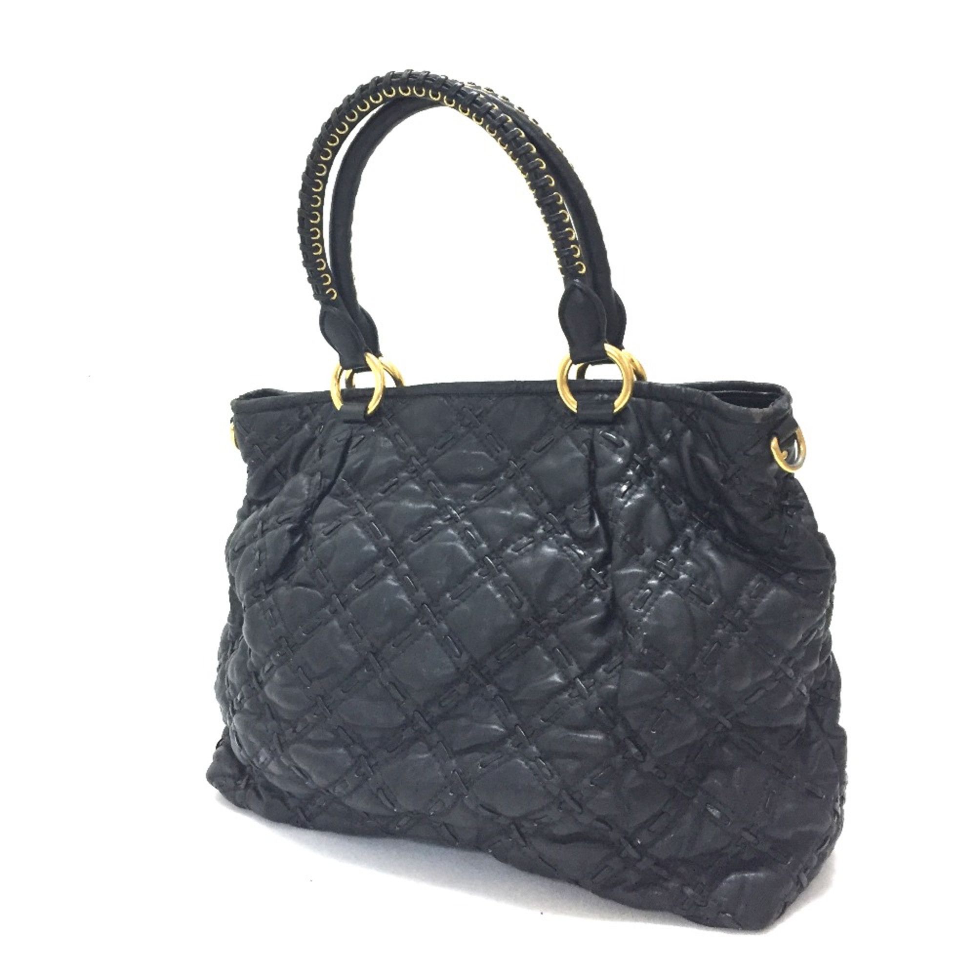 Miu Miu Miu Miu 2WAY Shoulder Bag Hand Bag Black GoldHardware Size ONE SIZE - 2 Thumbnail
