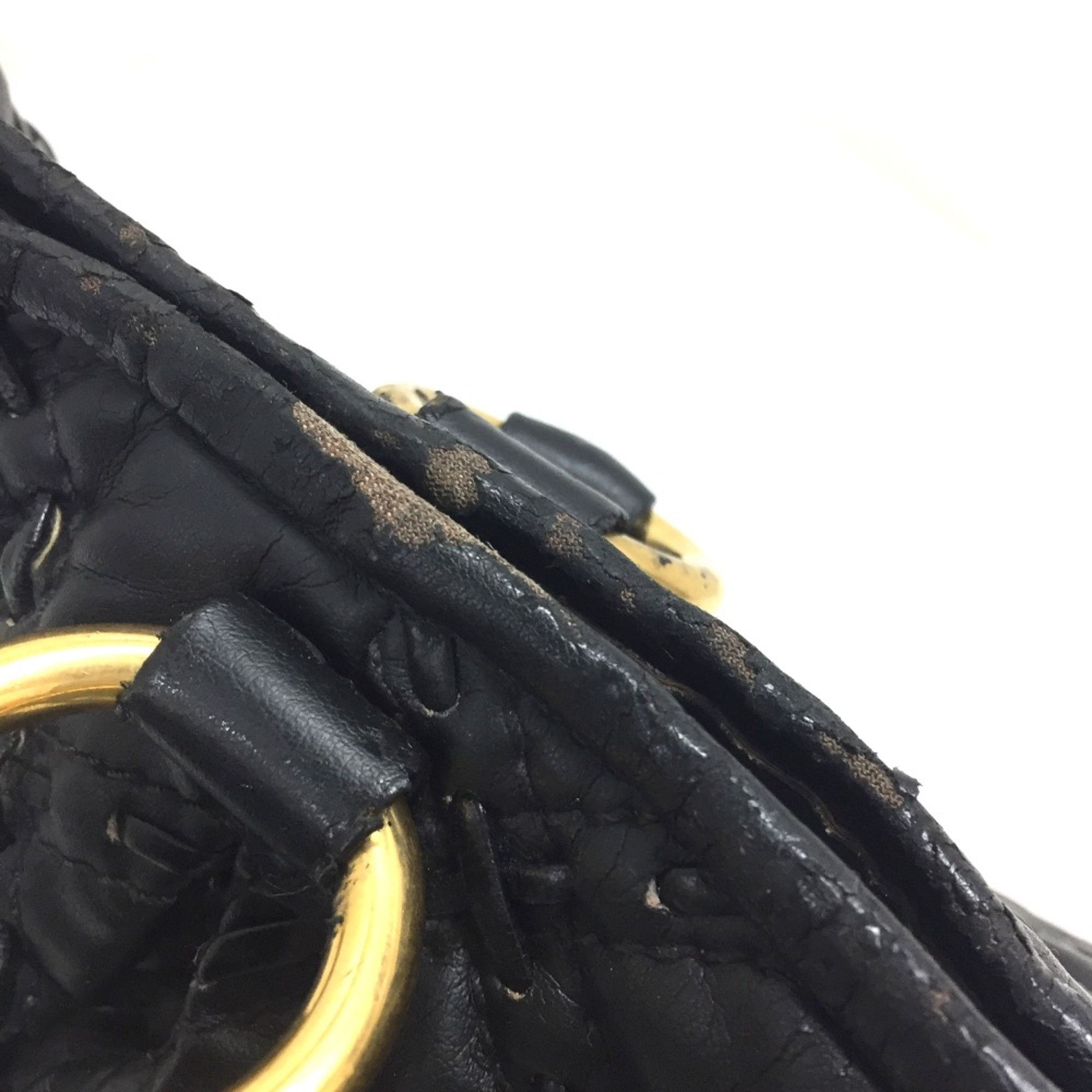 Miu Miu Miu Miu 2WAY Shoulder Bag Hand Bag Black GoldHardware Size ONE SIZE - 7 Thumbnail