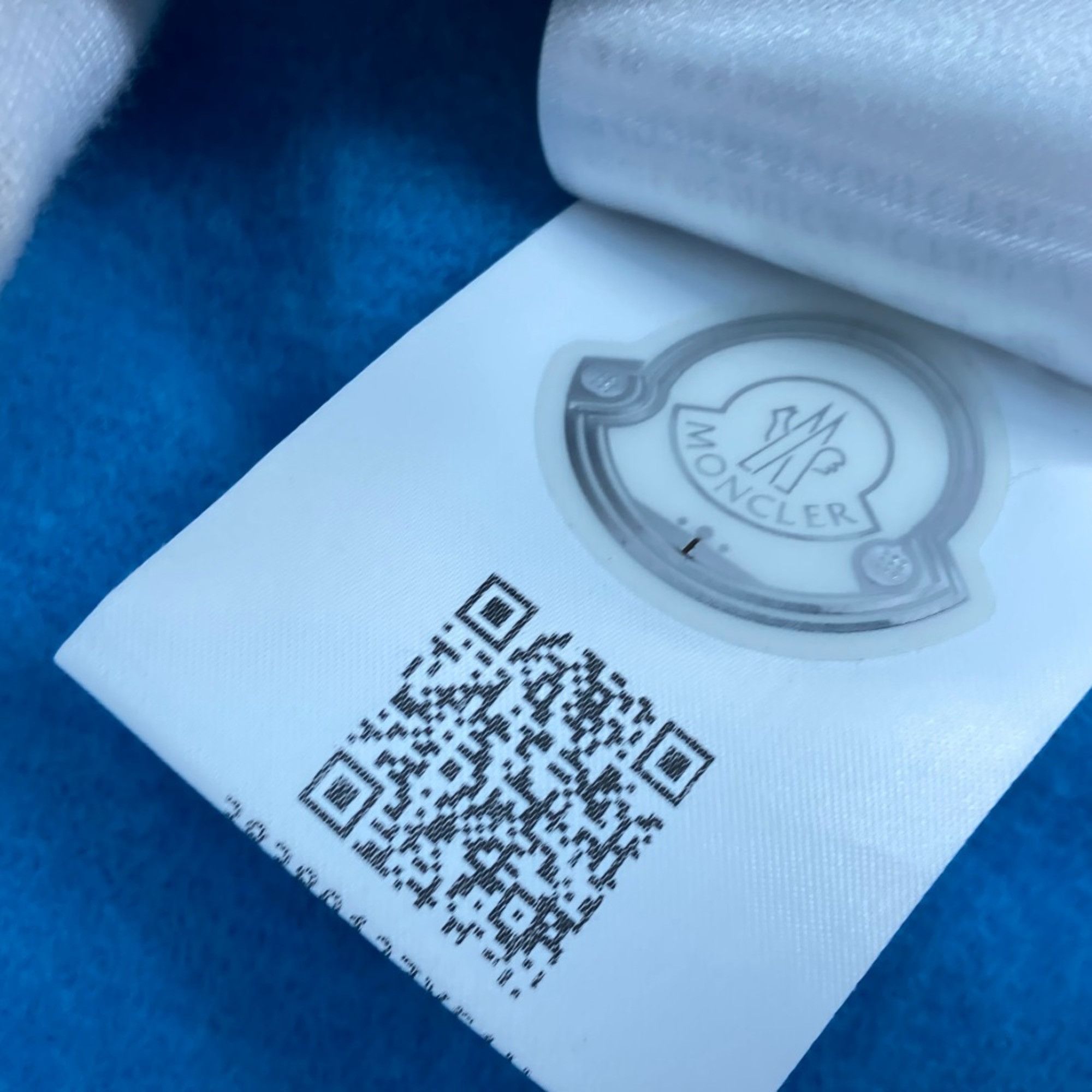 Moncler Moncler fringe Scarf blue Size ONE SIZE - 8 Thumbnail