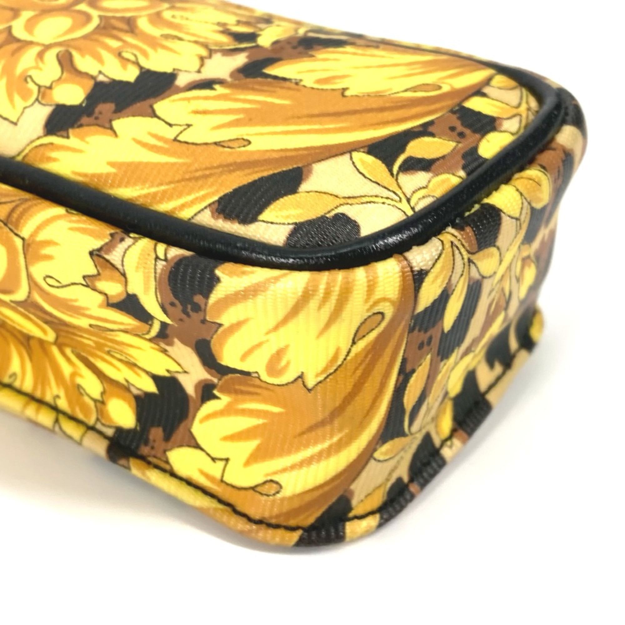 Versace Versace Pochette bag vintage Chain mobile case Shoulder Bag yellow Black Size ONE SIZE - 6 Thumbnail