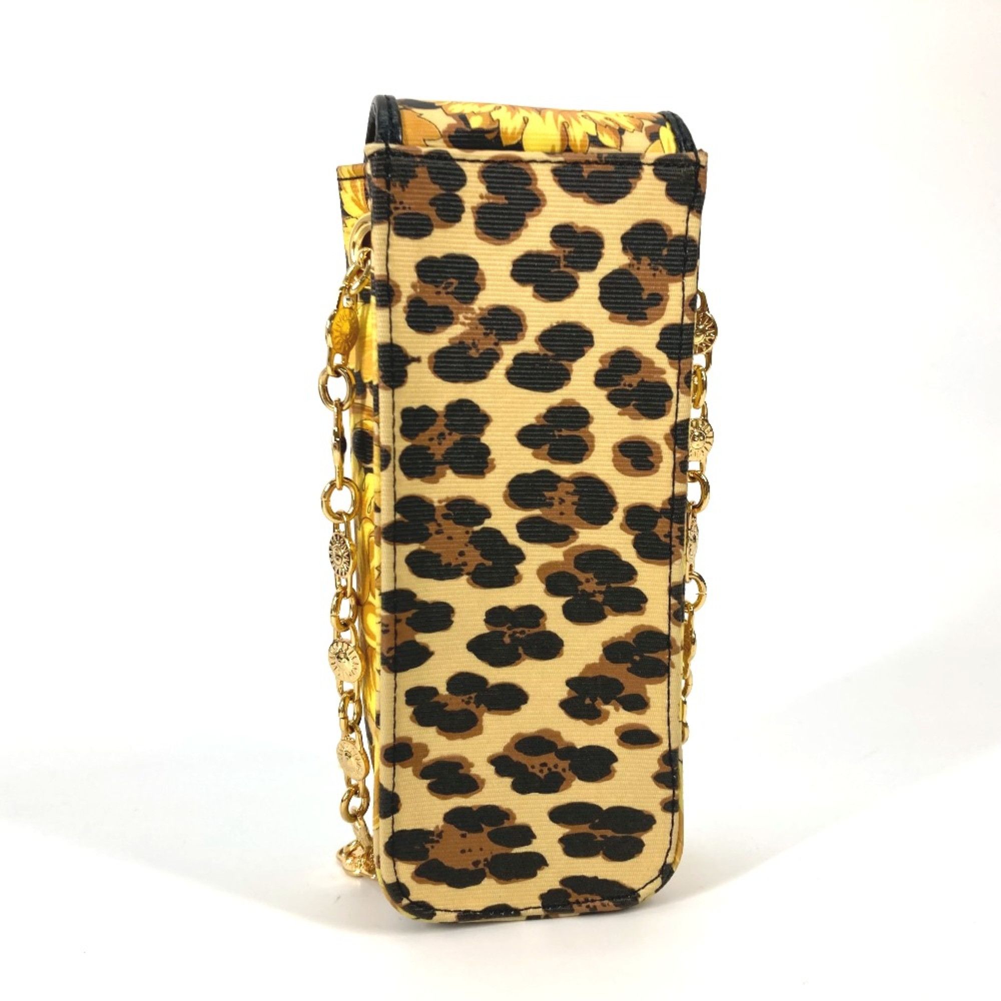 Versace Versace Pochette bag vintage Chain mobile case Shoulder Bag yellow Black Size ONE SIZE - 2 Thumbnail