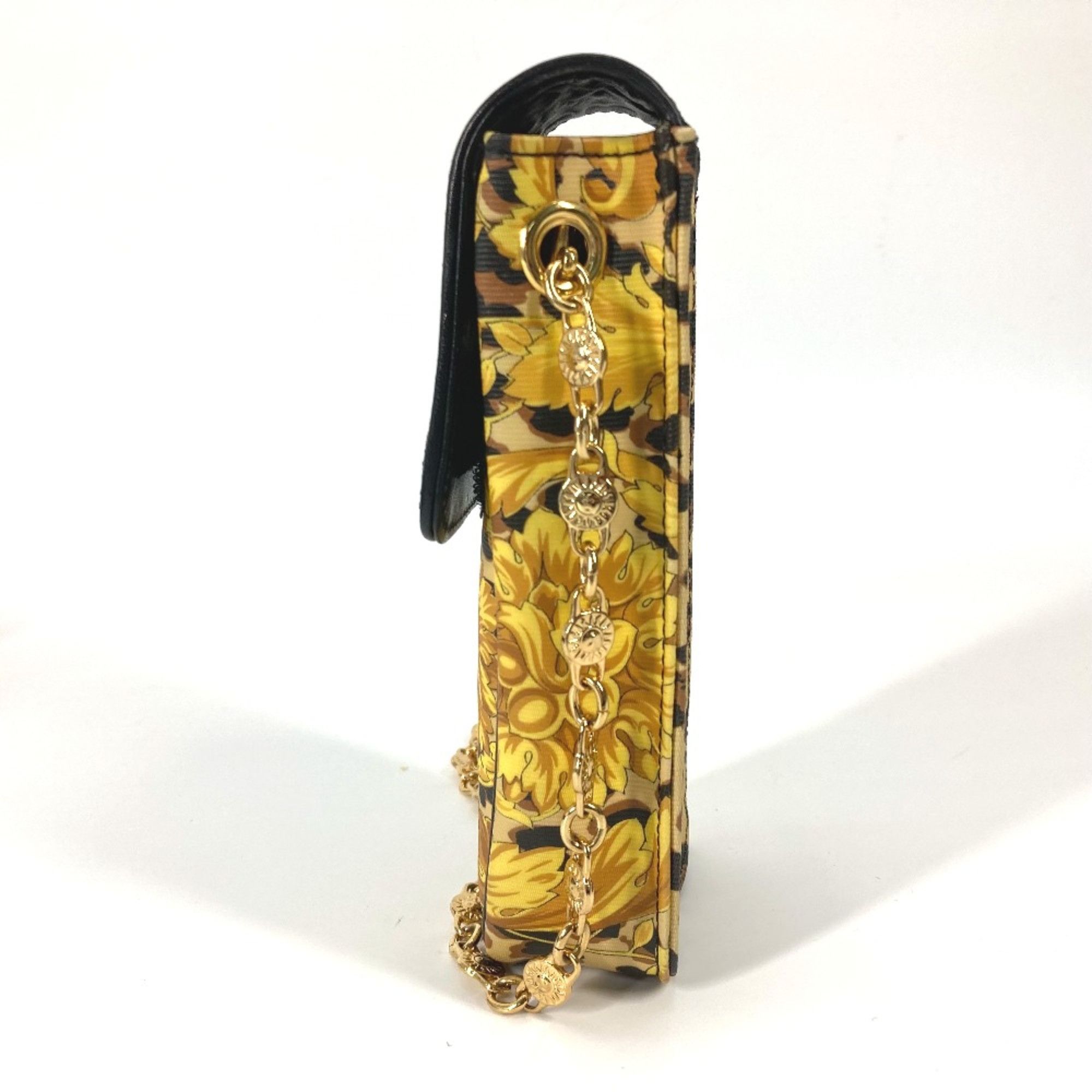 Versace Versace Pochette bag vintage Chain mobile case Shoulder Bag yellow Black Size ONE SIZE - 3 Thumbnail
