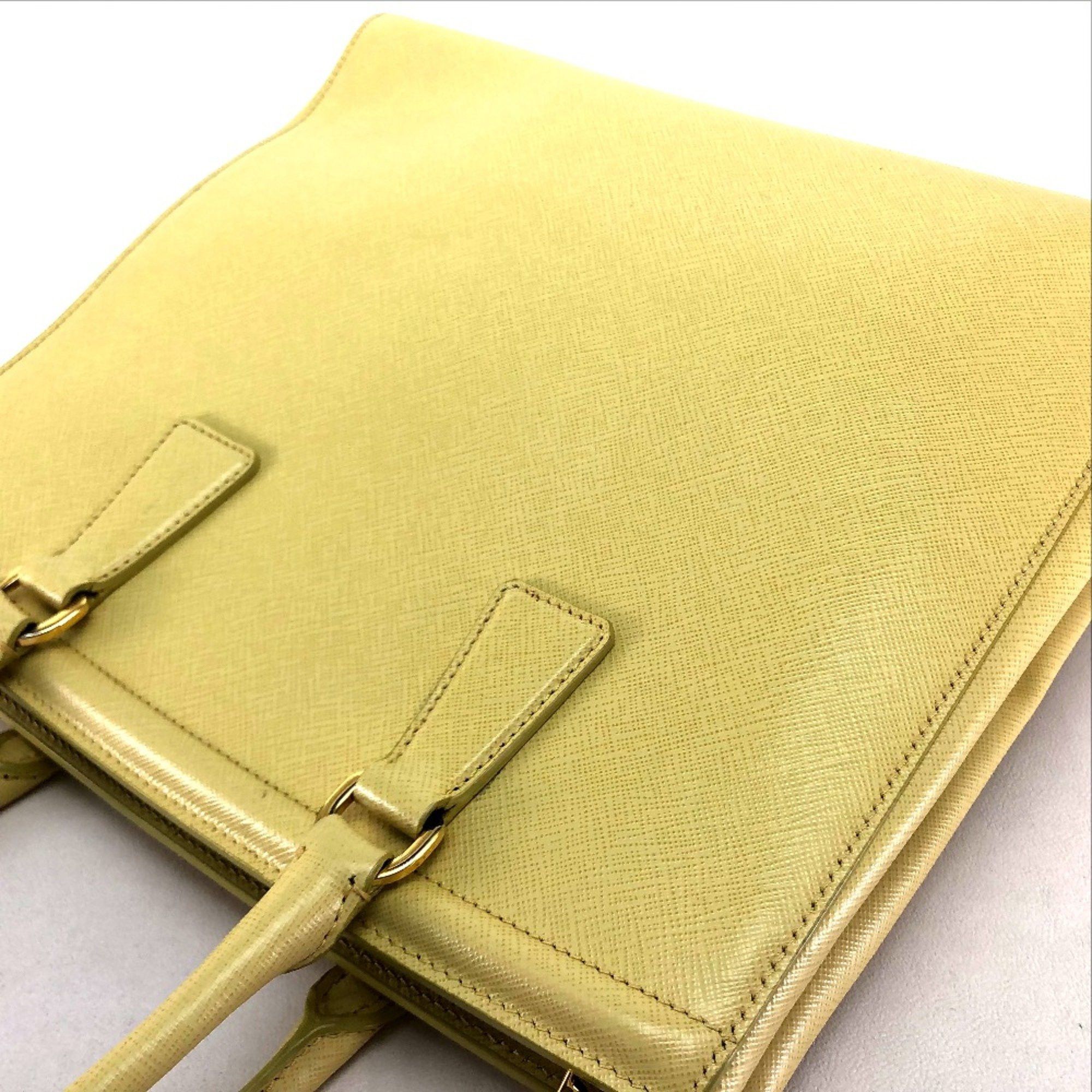 Prada PRADA B2411M Bag 2WAY Hand Bag yellow Size ONE SIZE - 5 Thumbnail