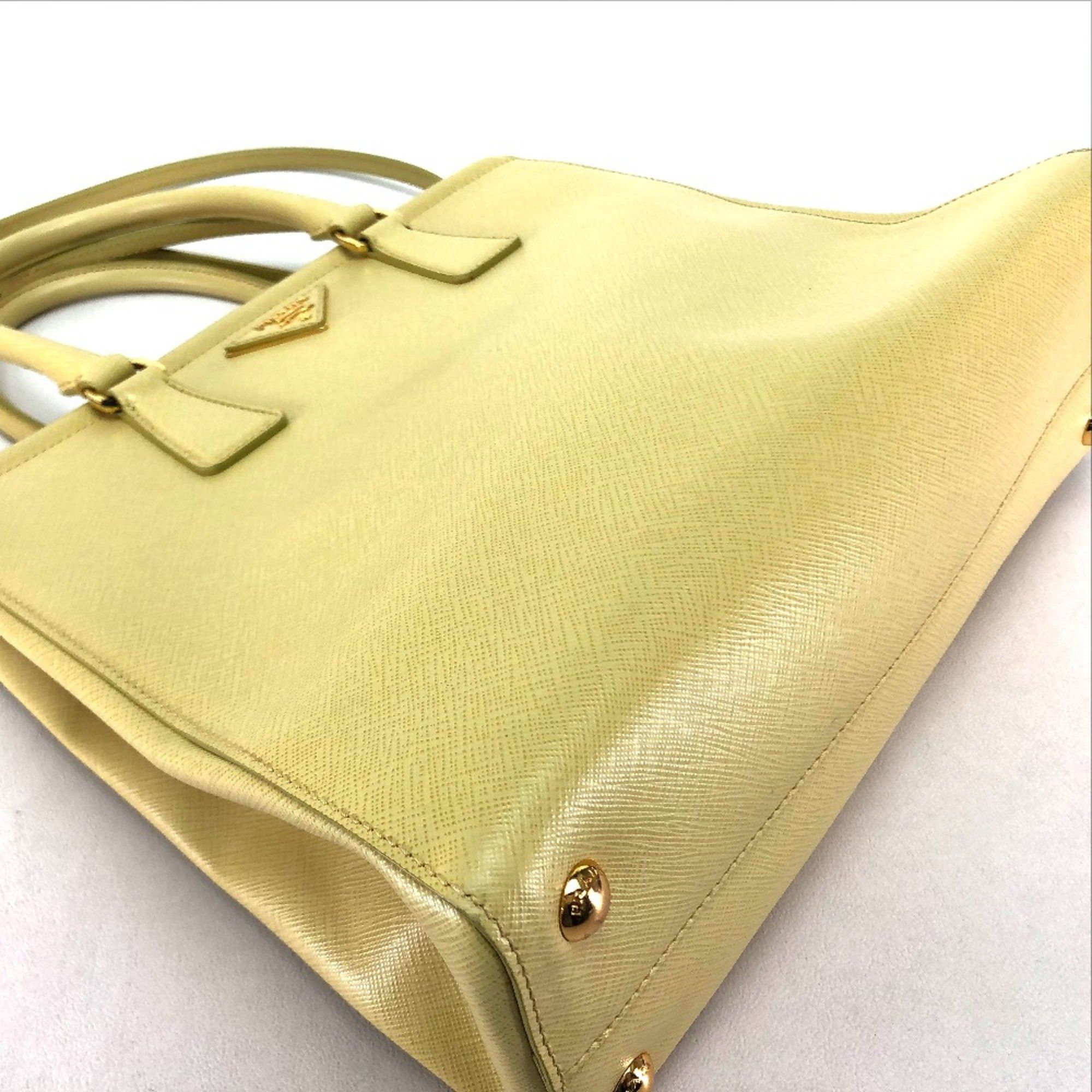 Prada PRADA B2411M Bag 2WAY Hand Bag yellow Size ONE SIZE - 4 Thumbnail