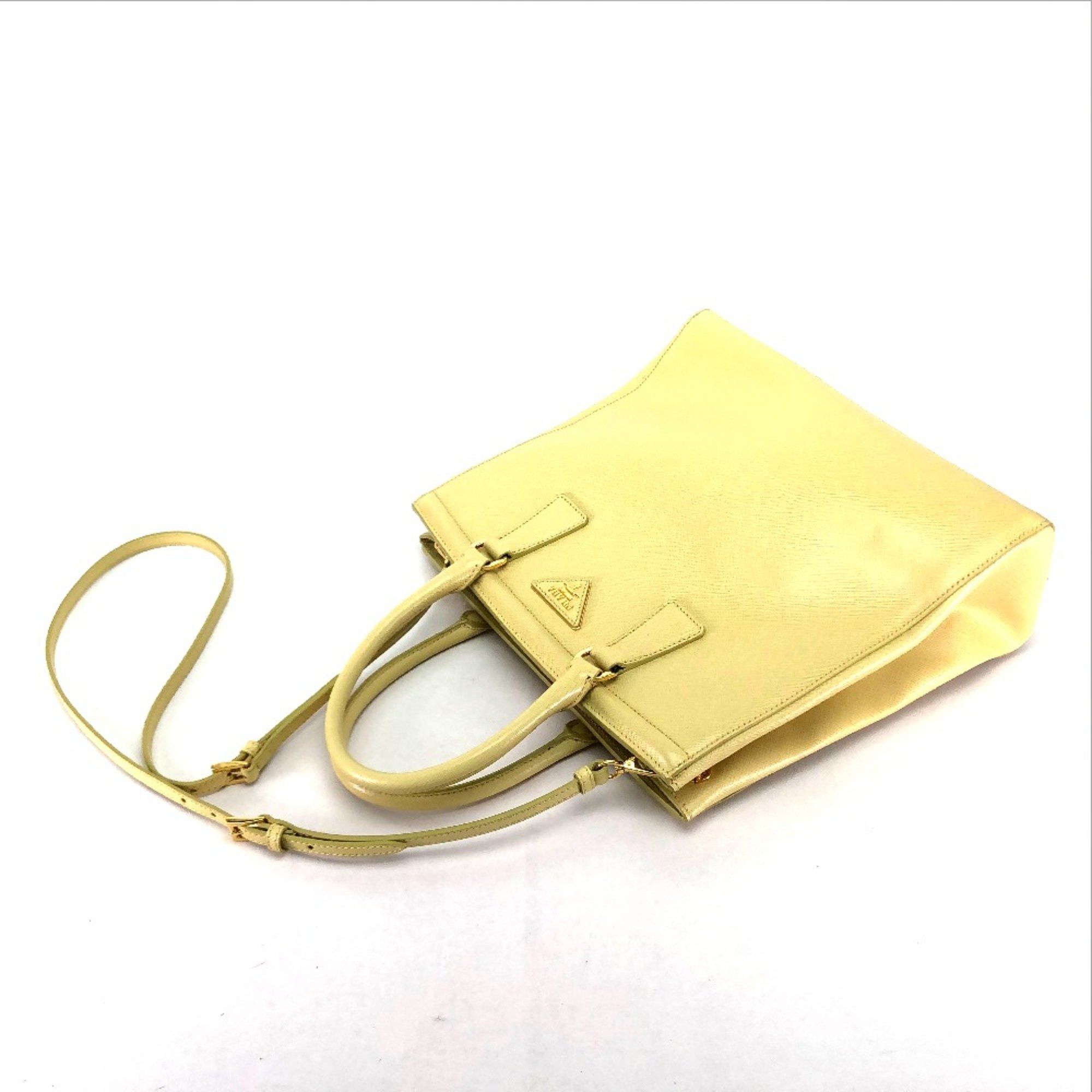 Prada PRADA B2411M Bag 2WAY Hand Bag yellow Size ONE SIZE - 3 Thumbnail