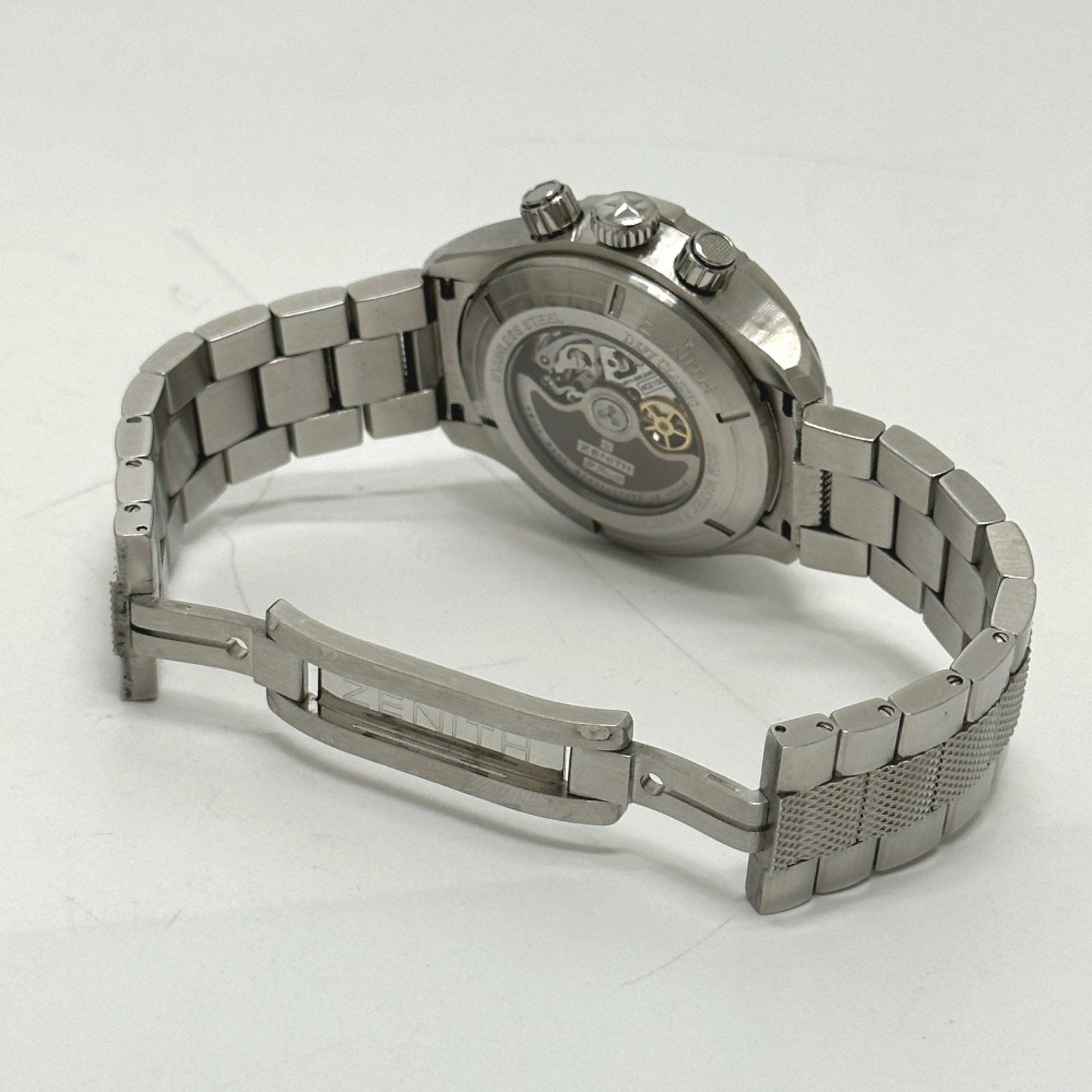 ZENITH Zenith 03.0516.4021 Open El-Primero Back scale Automatic Wristwatch Silver Size ONE SIZE - 5 Thumbnail