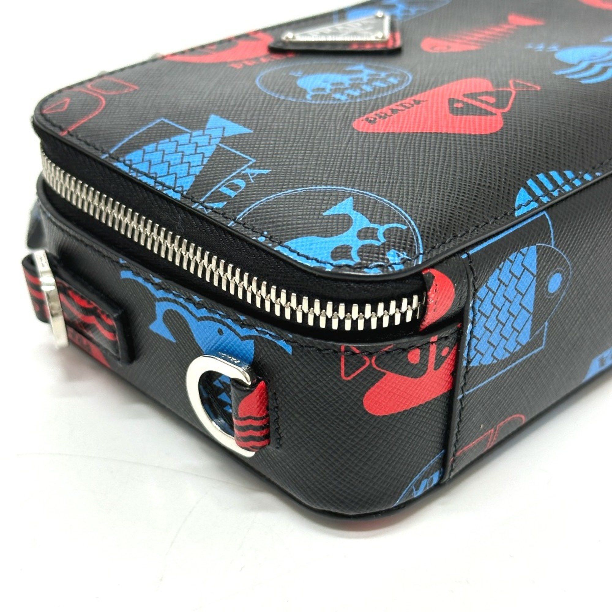 Prada PRADA 2VH070 whale whale 2WAY Hand Bag Crossbody Vanity Bag Shoulder Bag Black Size ONE SIZE - 5 Thumbnail