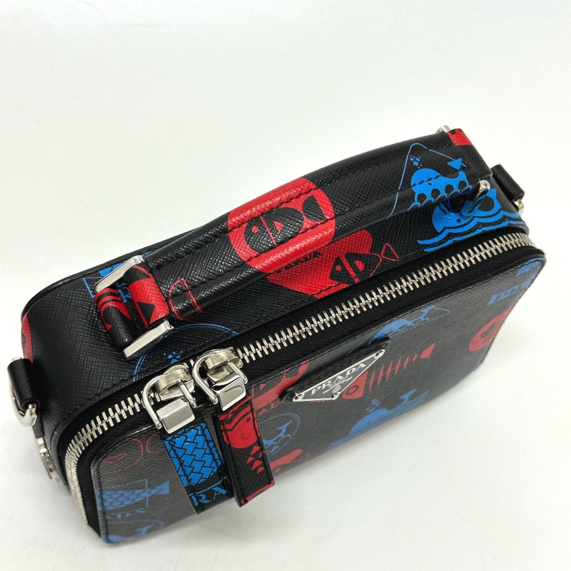 Prada PRADA 2VH070 whale whale 2WAY Hand Bag Crossbody Vanity Bag Shoulder Bag Black Size ONE SIZE - 7 Thumbnail