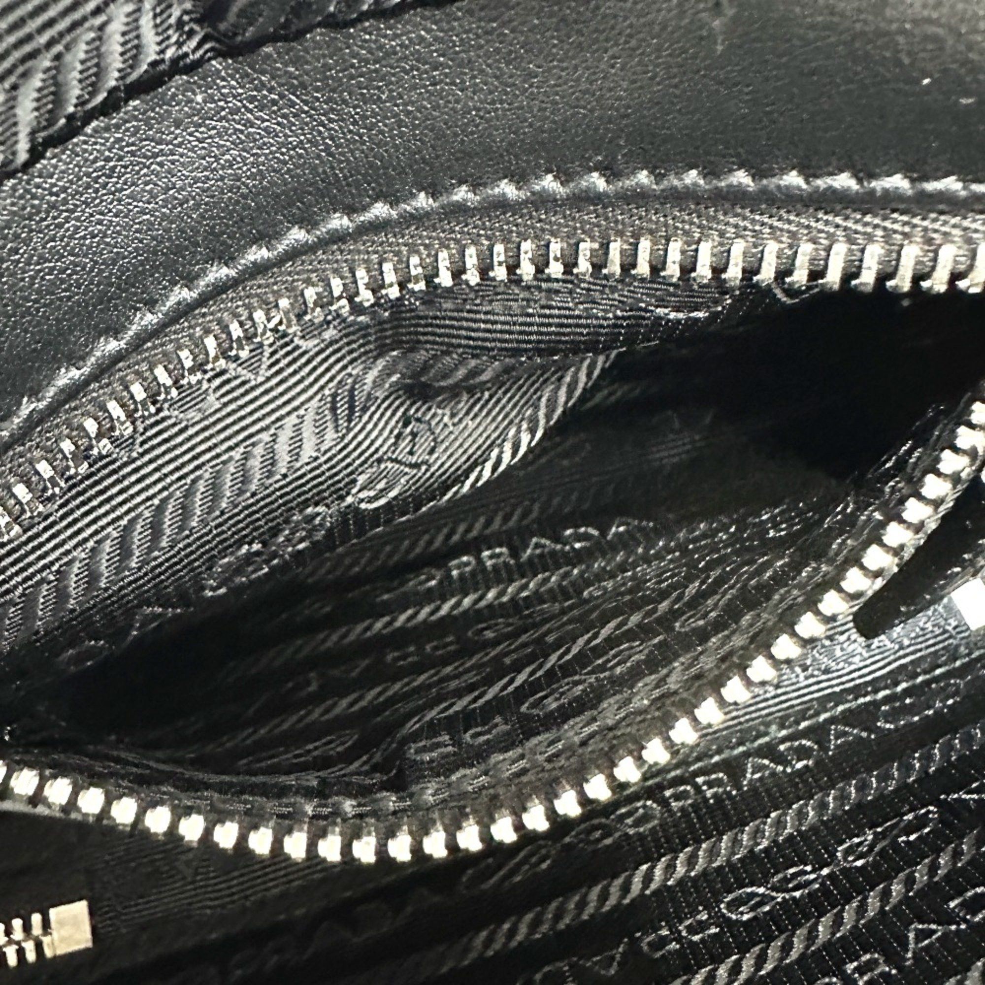 Prada PRADA 2VH070 whale whale 2WAY Hand Bag Crossbody Vanity Bag Shoulder Bag Black Size ONE SIZE - 10 Thumbnail