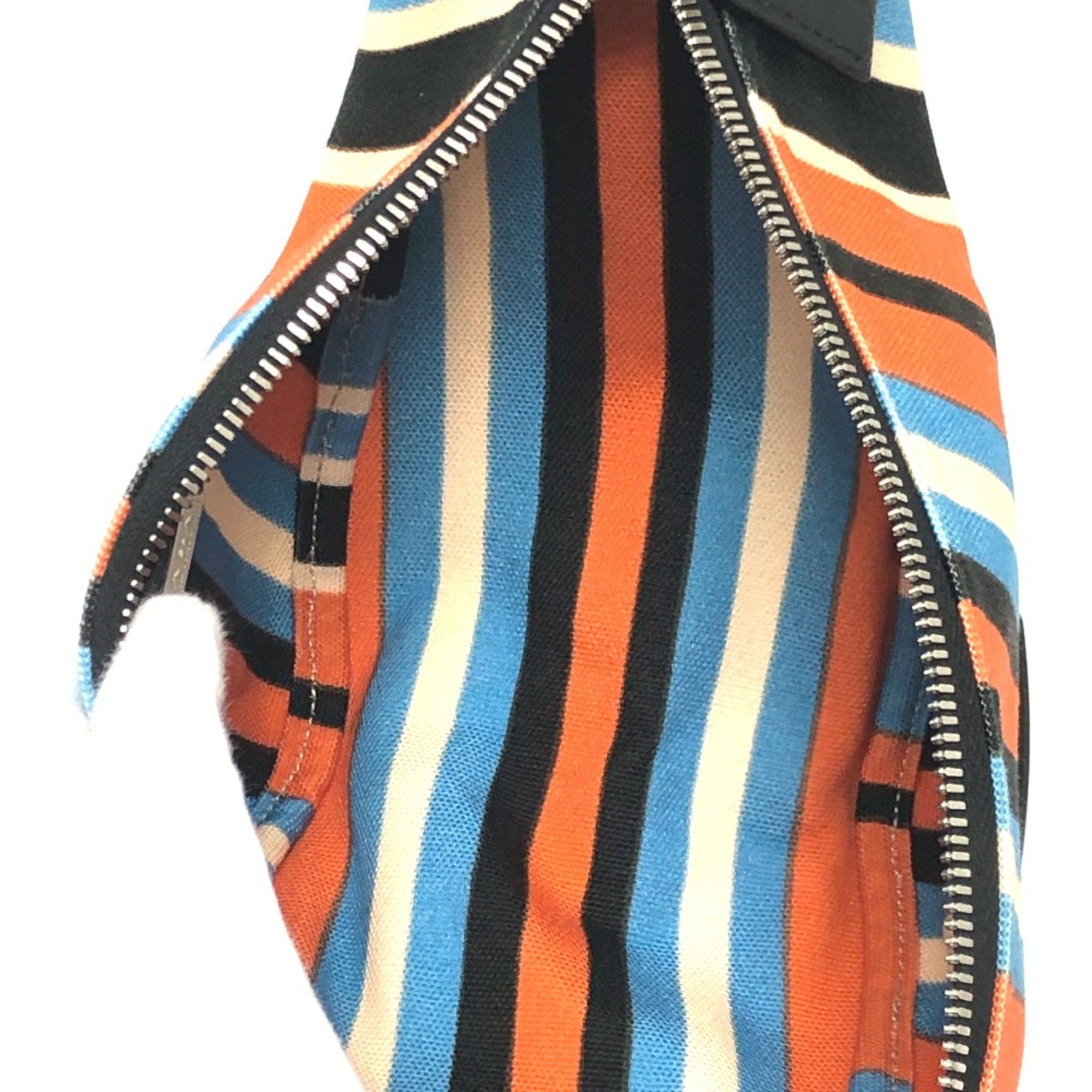 Prada PRADA 2NE053 Triangle logo Bag Pouch Orange x blue Size ONE SIZE - 10 Thumbnail