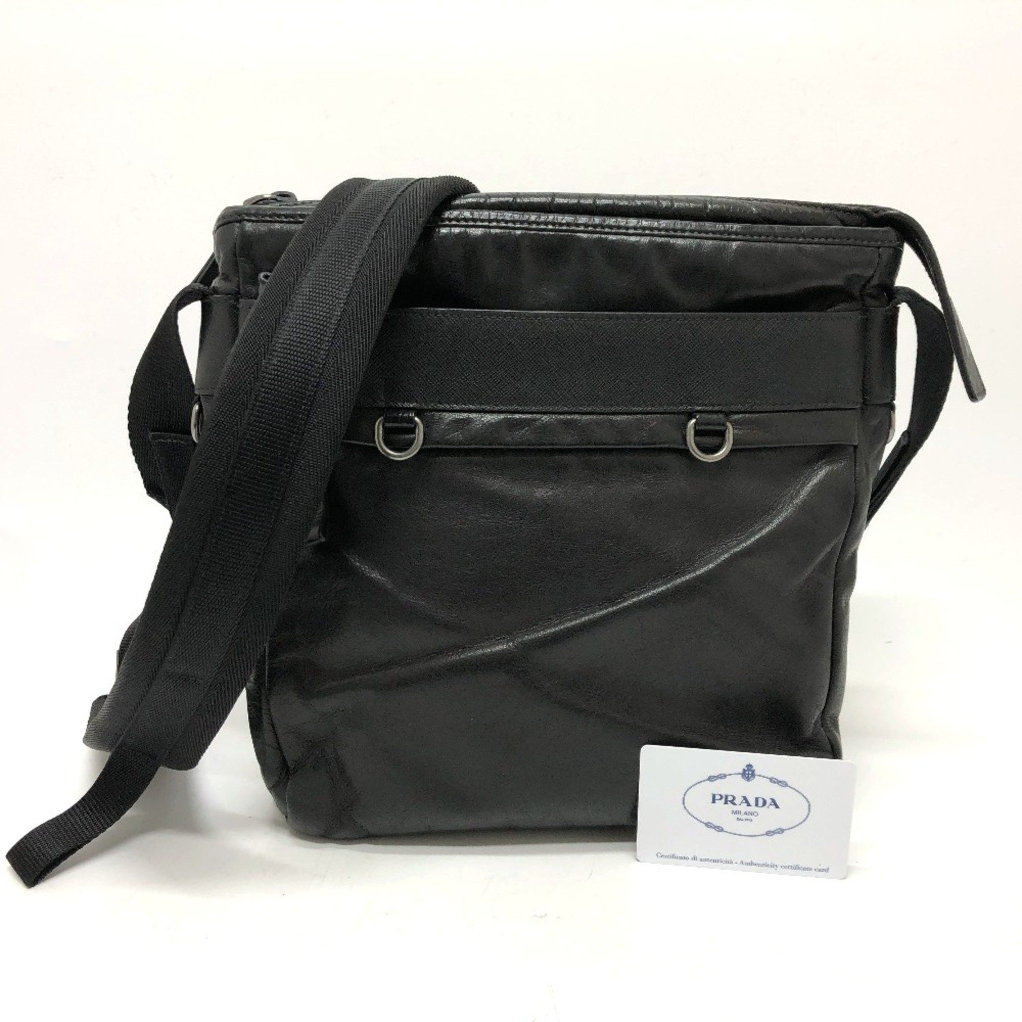 Prada PRADA 2VH022 Bag Shoulder bag Shoulder Bag Black SilverHardware Size ONE SIZE - 15 Thumbnail