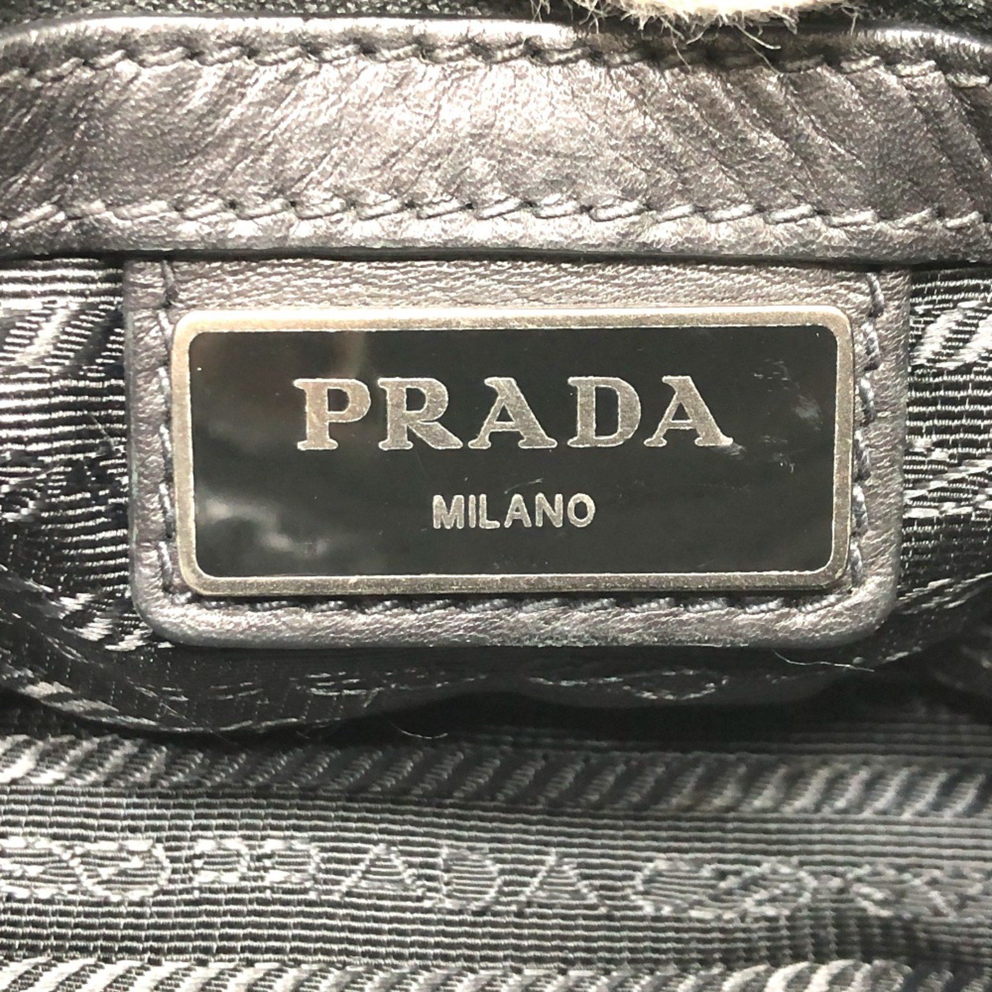 Prada PRADA 2VH022 Bag Shoulder bag Shoulder Bag Black SilverHardware Size ONE SIZE - 13 Thumbnail