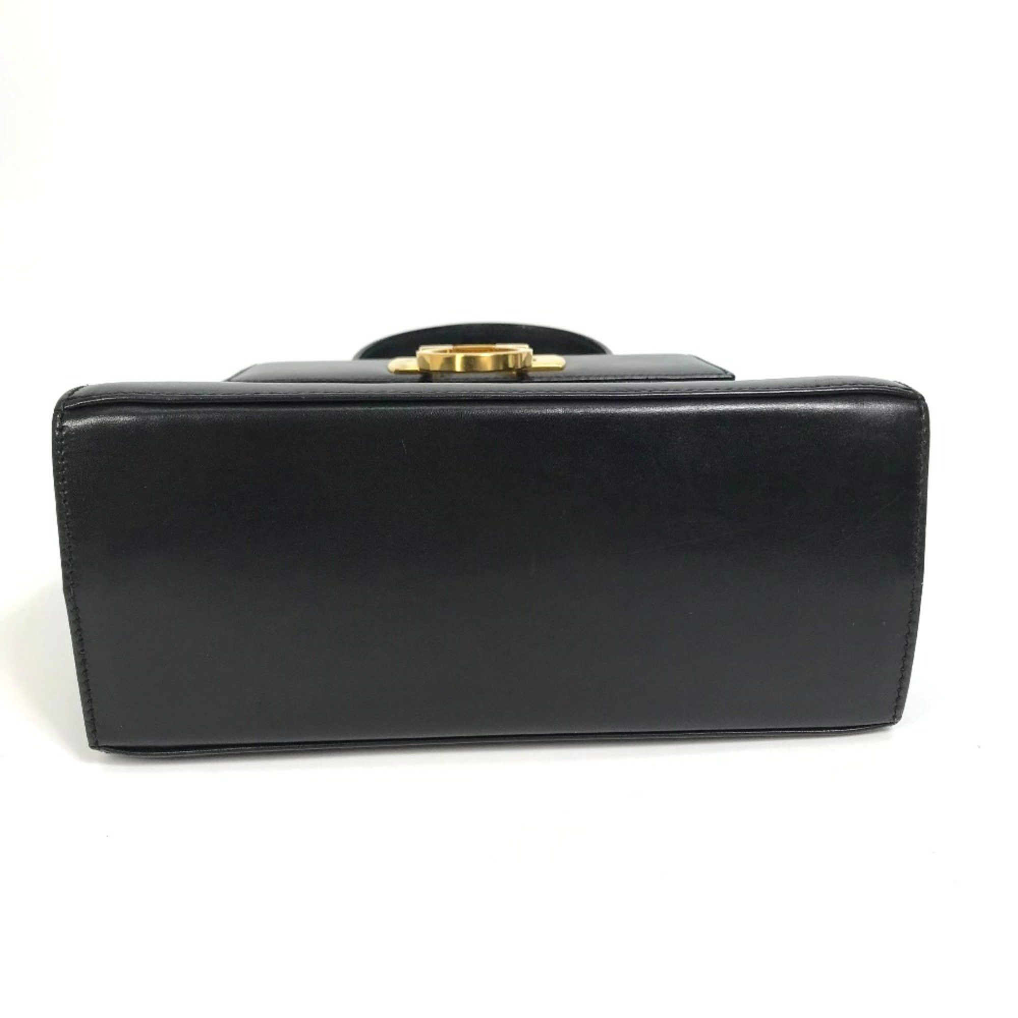 Salvatore Ferragamo Salvatore Ferragamo Shoulder 2WAY Shoulder Bag Shoulder Bag Black GoldHardware Size ONE SIZE - 4 Thumbnail