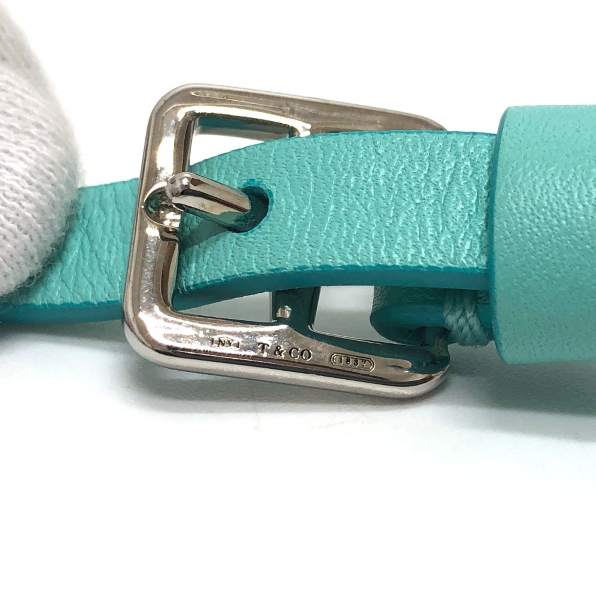 Tiffany & Co. TIFFANY&Co. Cat street 2WAY Hand Bag Shoulder Bag blue SilverHardware Size ONE SIZE - 10 Thumbnail