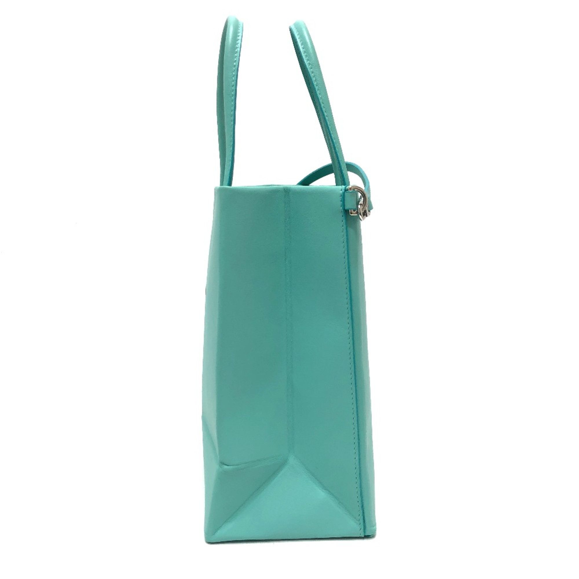 Tiffany & Co. TIFFANY&Co. Cat street 2WAY Hand Bag Shoulder Bag blue SilverHardware Size ONE SIZE - 3 Thumbnail