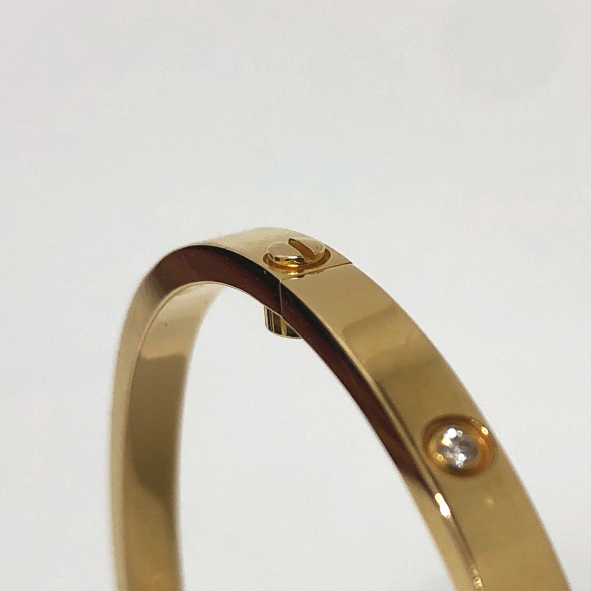 Cartier Cartier New model 10P Full Diamond Bracelet Gold Size ONE SIZE - 4 Thumbnail