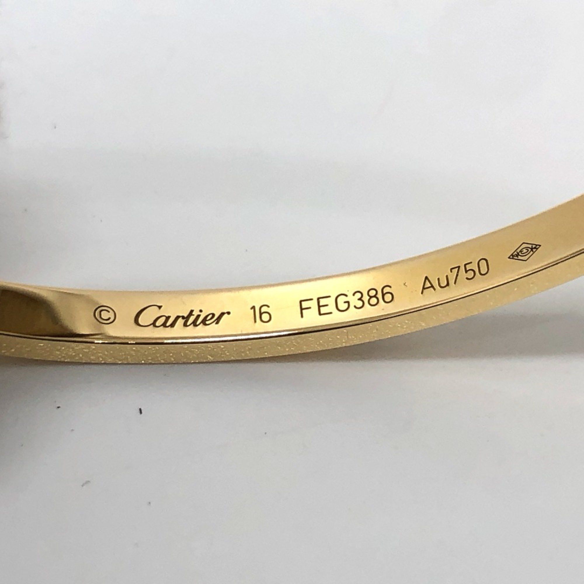 Cartier Cartier New model 10P Full Diamond Bracelet Gold Size ONE SIZE - 5 Thumbnail