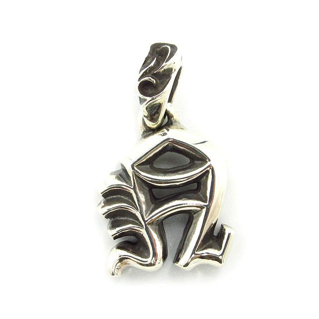 Chrome Hearts Pendant Silver 925 CH 2002 Alphabet Initial N