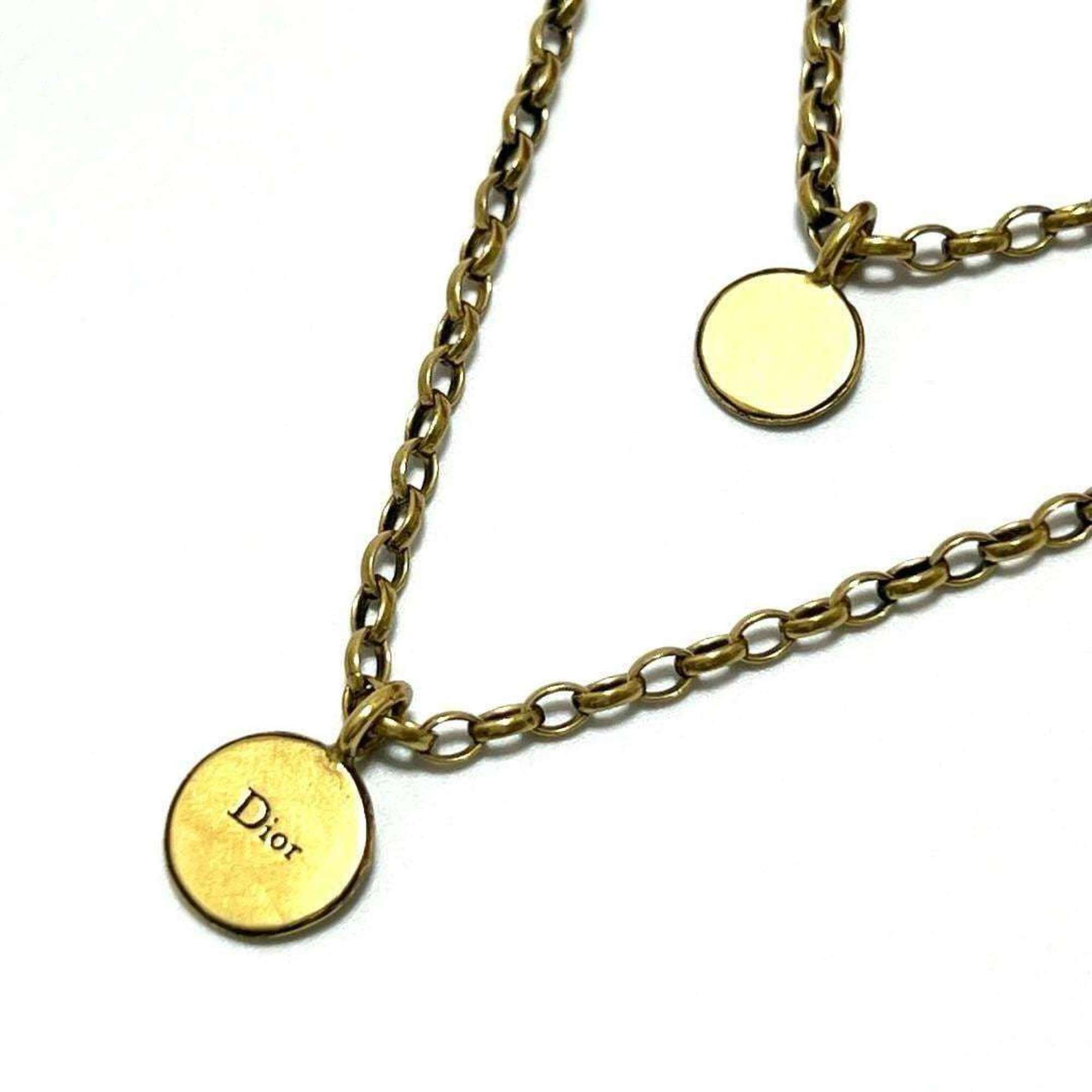 Dior Christian Dior Dior DIOR Women's Necklace Pendant Double Layer J'adior Size ONE SIZE - 3 Thumbnail