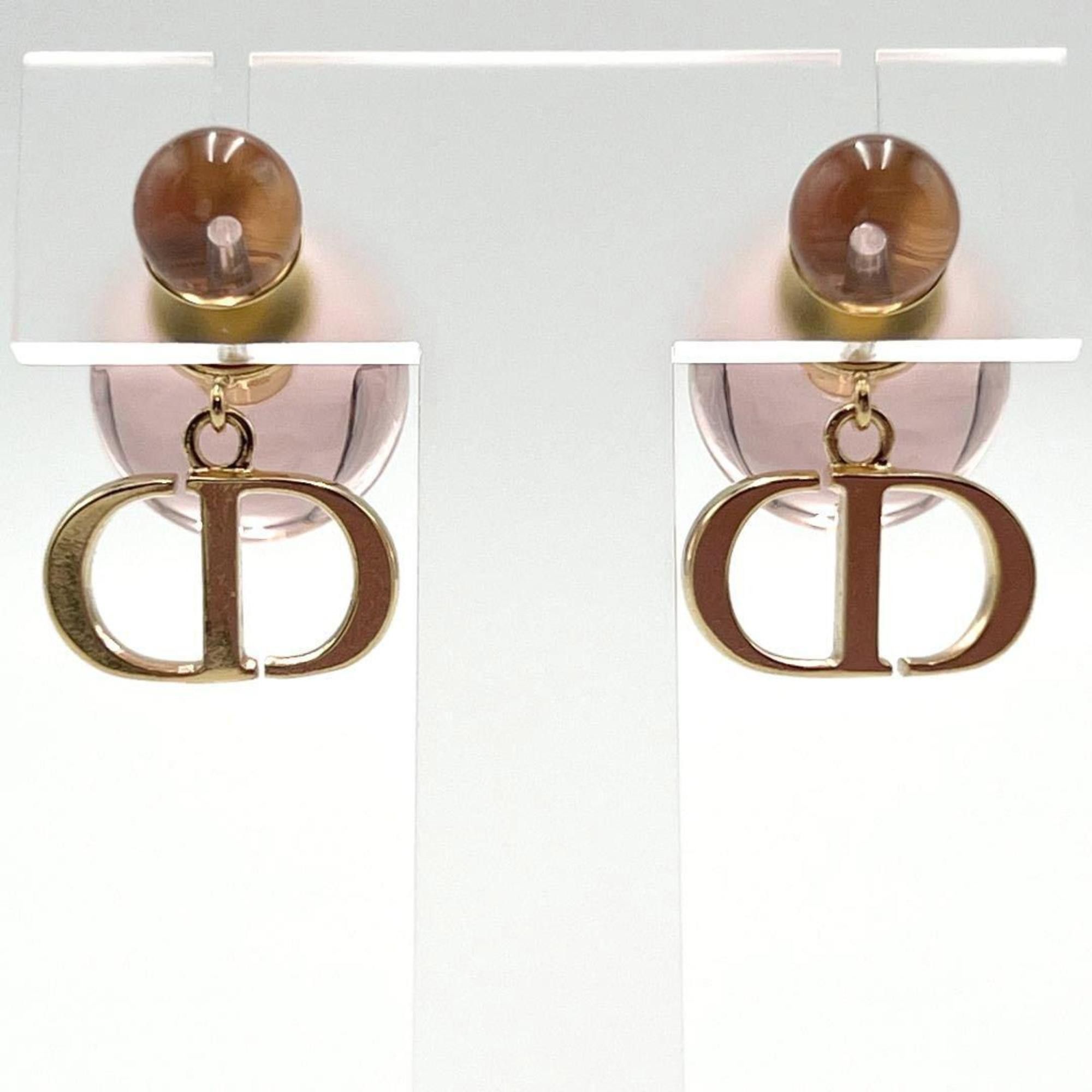 Dior Christian Dior Women's Tribal Earrings DIOR Pink Size ONE SIZE - 2 Thumbnail