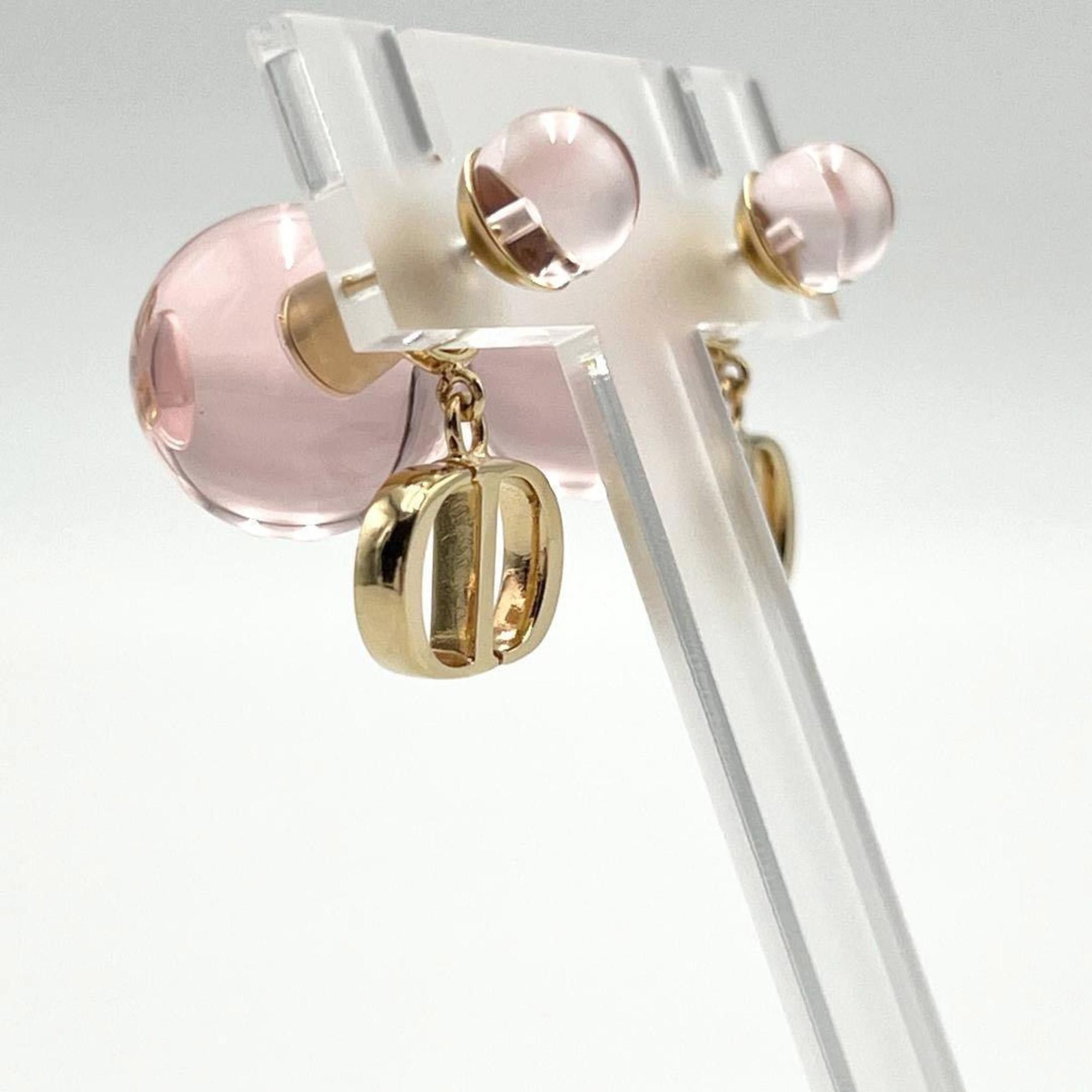 Dior Christian Dior Women's Tribal Earrings DIOR Pink Size ONE SIZE - 3 Thumbnail