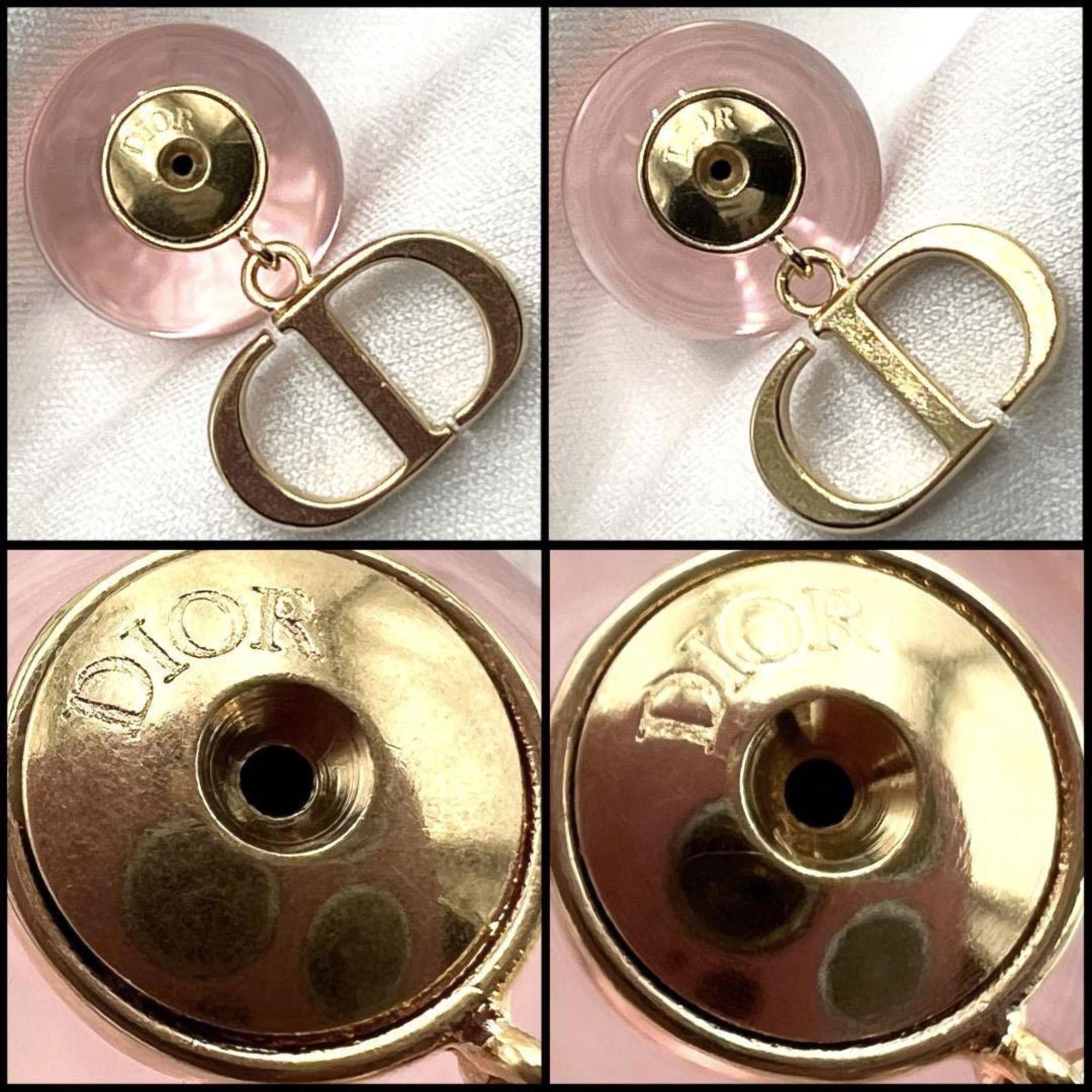 Dior Christian Dior Women's Tribal Earrings DIOR Pink Size ONE SIZE - 8 Thumbnail