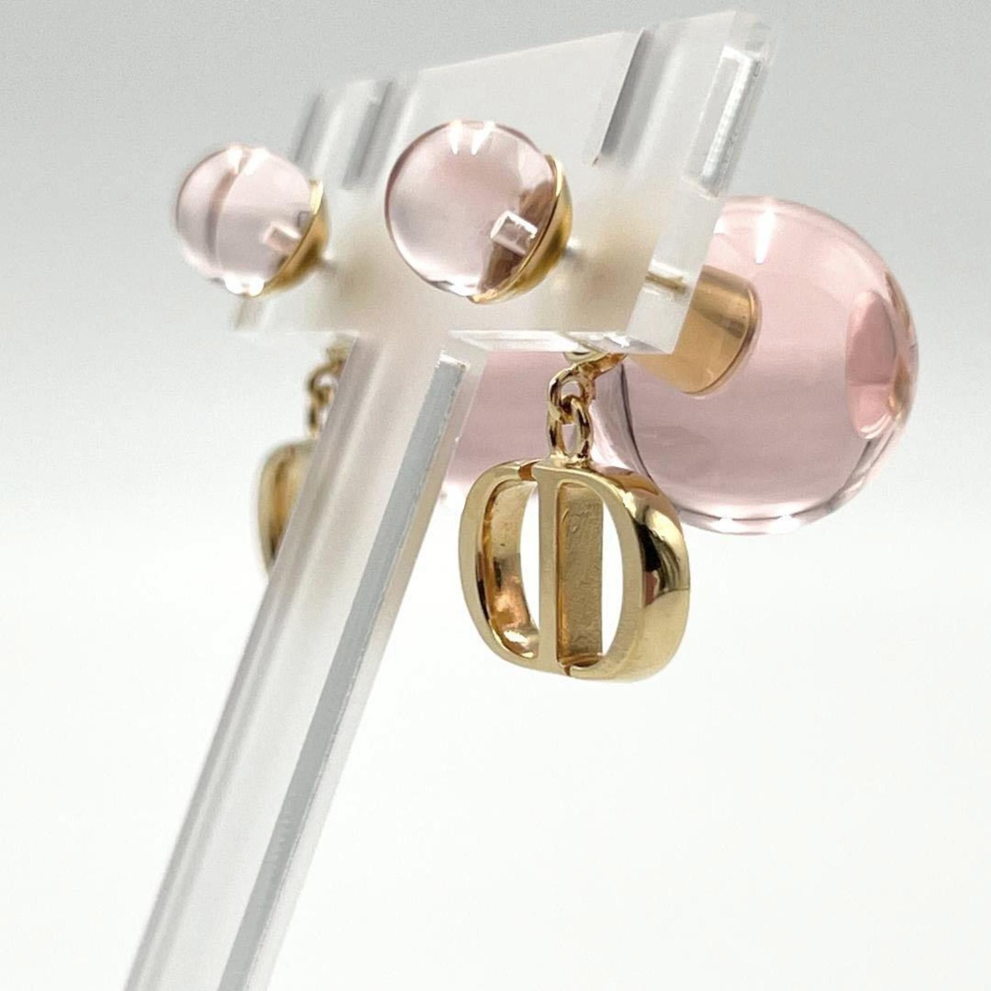 Dior Christian Dior Women's Tribal Earrings DIOR Pink Size ONE SIZE - 4 Thumbnail