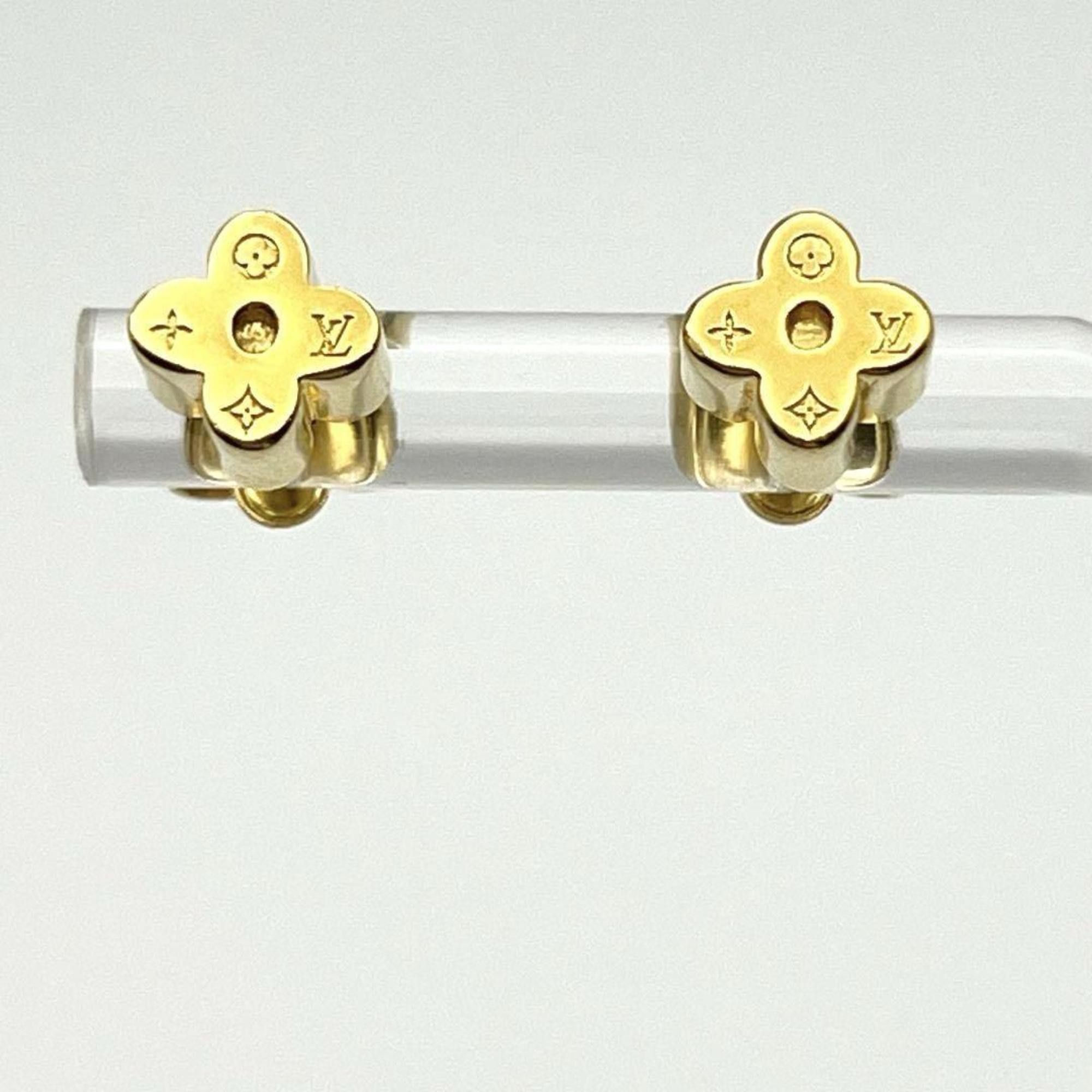 Louis Vuitton LOUIS VUITTON Women s Boucle de Reuil Fast Flower Stud Earrings Grailed