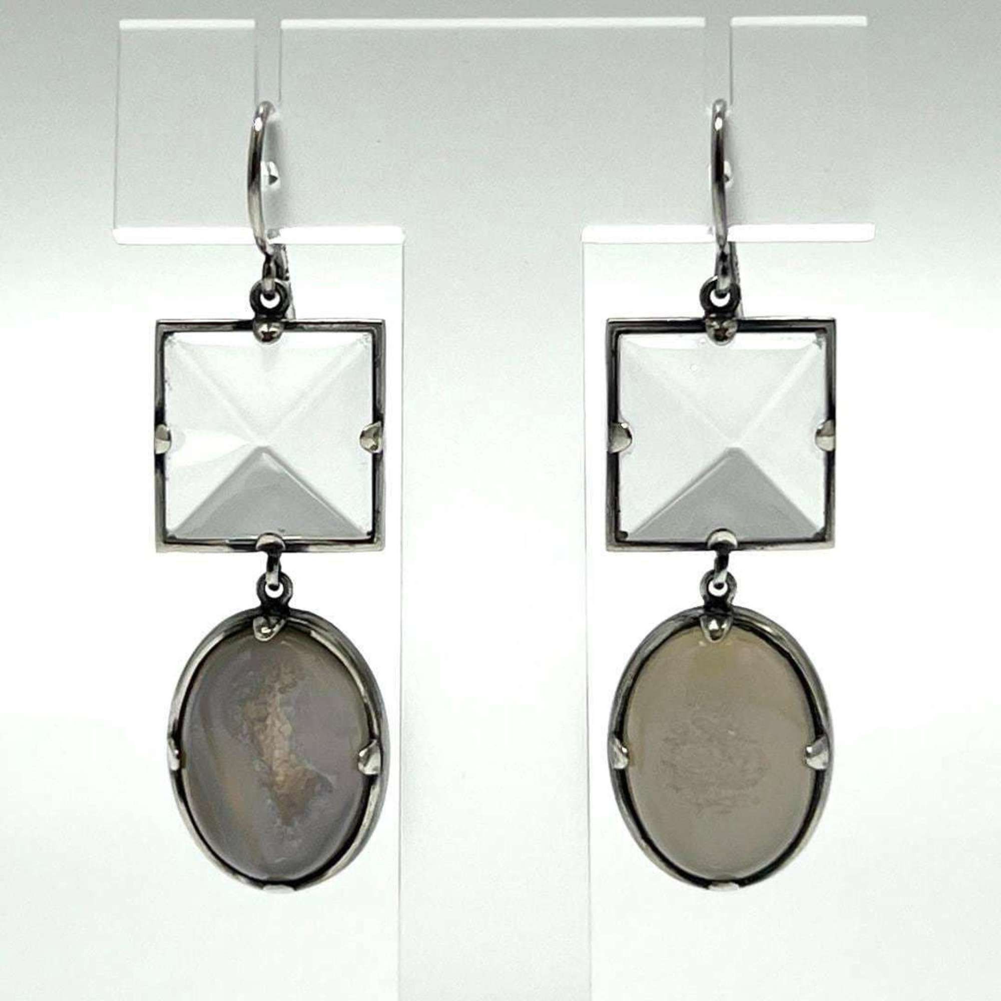 Bottega Veneta Bottega Veneta Women's Hook Earrings, Chalcedony Size ONE SIZE - 2 Thumbnail