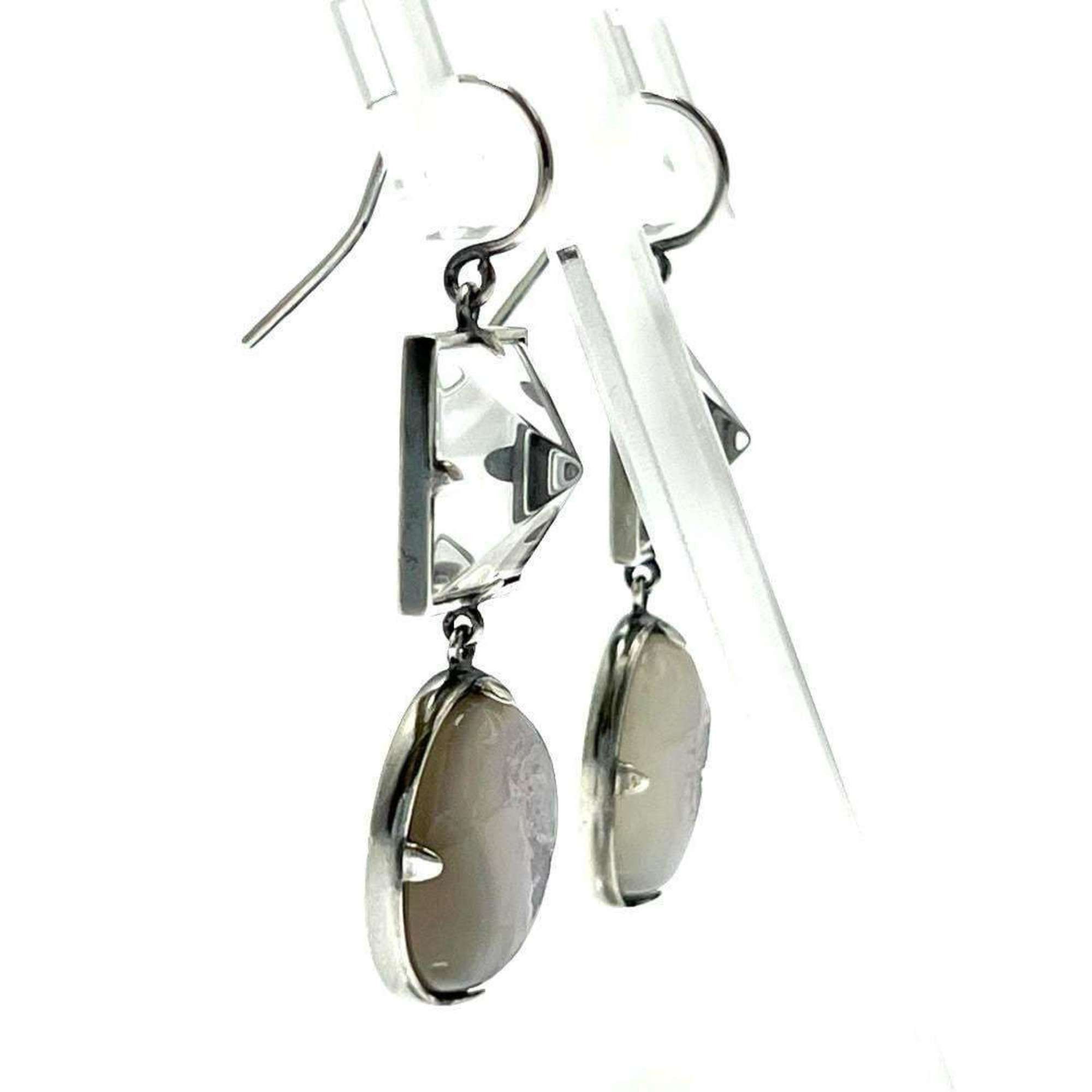 Bottega Veneta Bottega Veneta Women's Hook Earrings, Chalcedony Size ONE SIZE - 3 Thumbnail