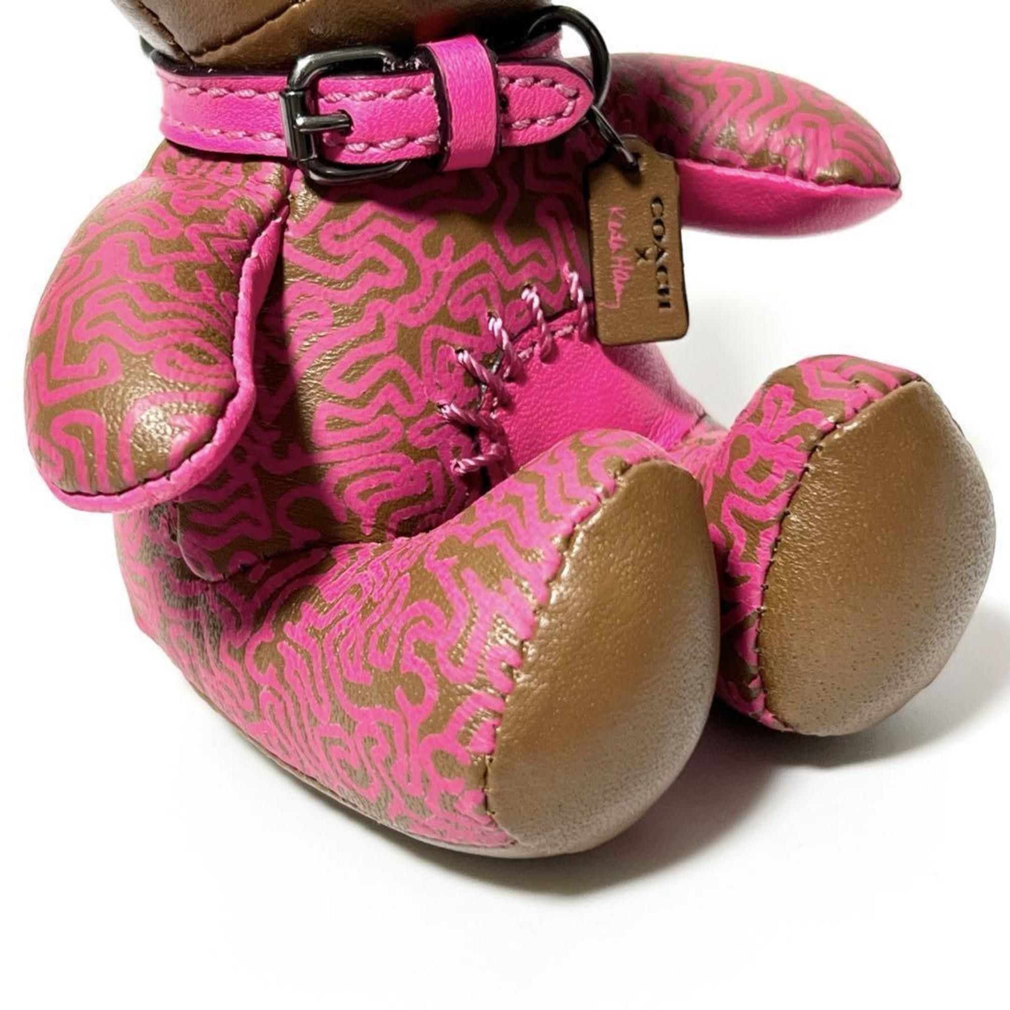 Coach COACH Women's Keith Haring Key Holder Ring Charm Bear Size ONE SIZE - 8 Thumbnail