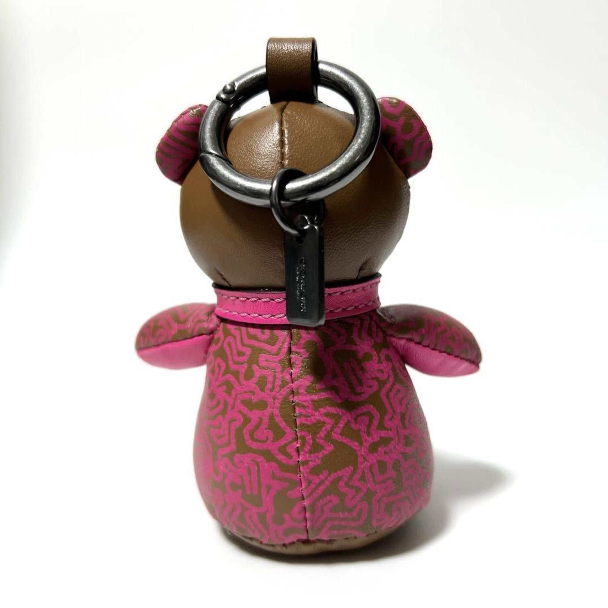 Coach COACH Women's Keith Haring Key Holder Ring Charm Bear Size ONE SIZE - 4 Thumbnail
