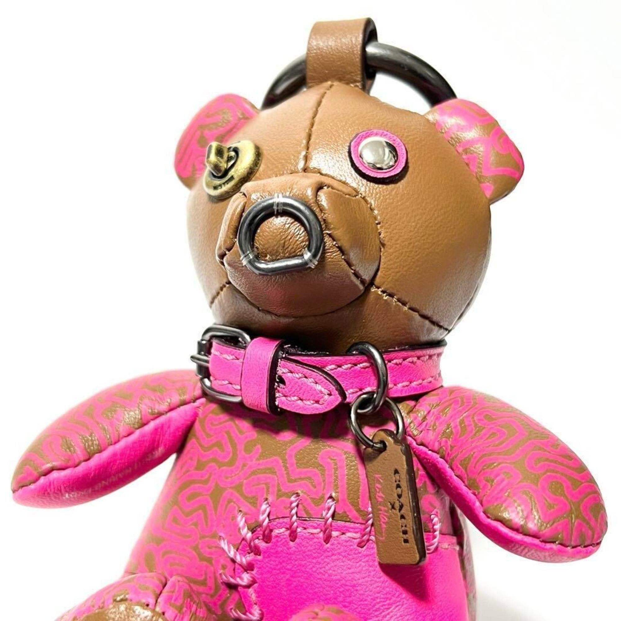 Coach COACH Women's Keith Haring Key Holder Ring Charm Bear Size ONE SIZE - 7 Thumbnail