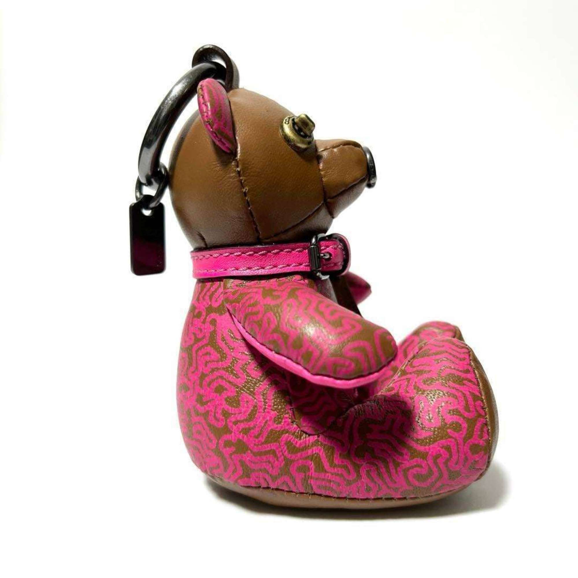 Coach COACH Women's Keith Haring Key Holder Ring Charm Bear Size ONE SIZE - 3 Thumbnail