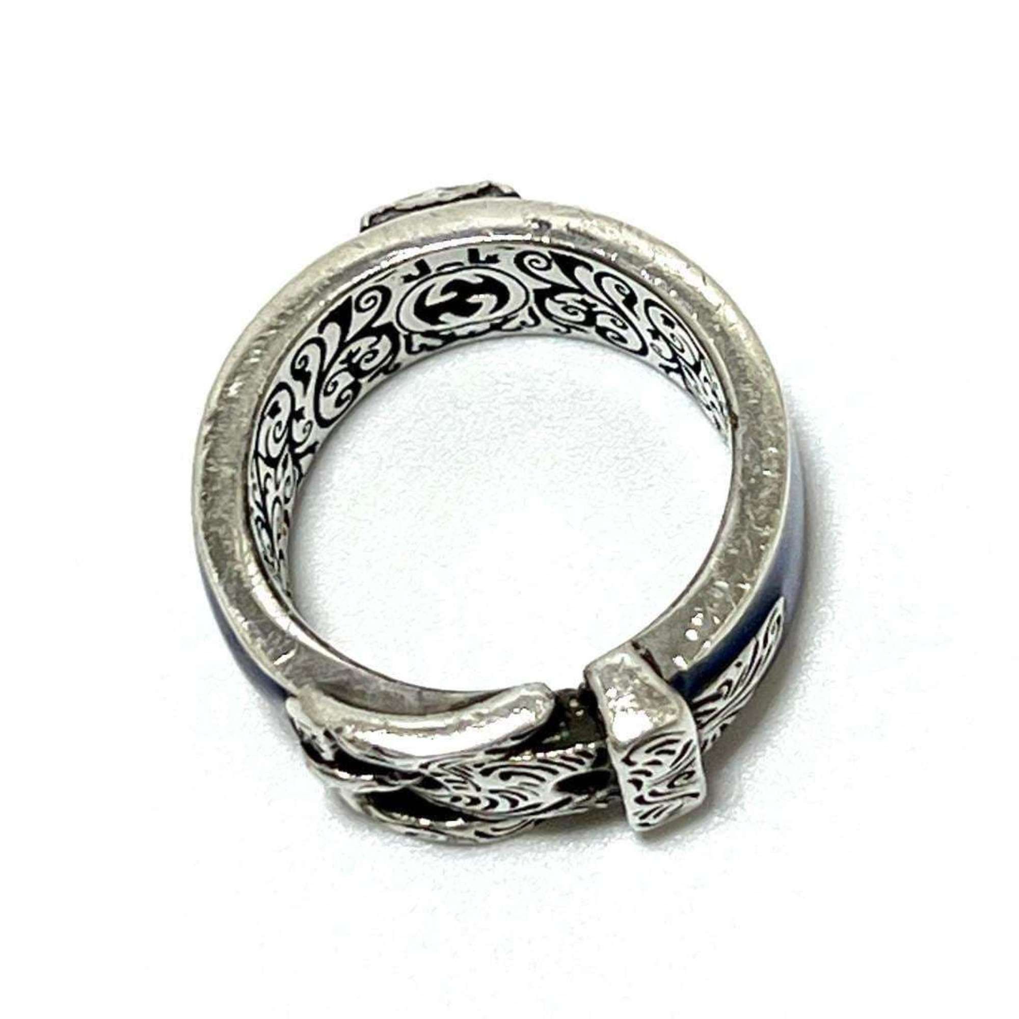 Gucci GUCCI Men's Tiger Head Garden Ring, 925 Silver Size ONE SIZE - 6 Thumbnail