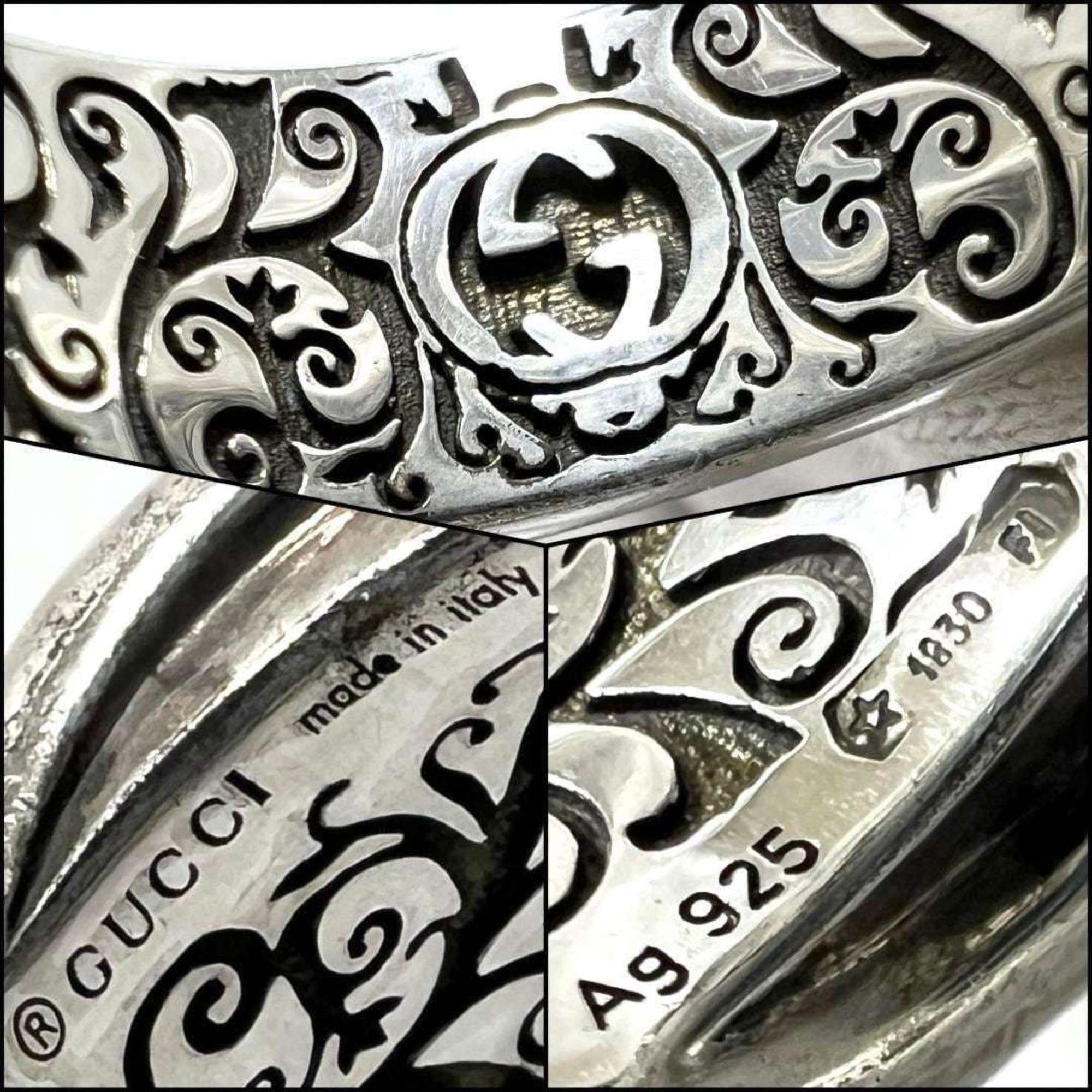 Gucci GUCCI Men's Tiger Head Garden Ring, 925 Silver Size ONE SIZE - 8 Thumbnail