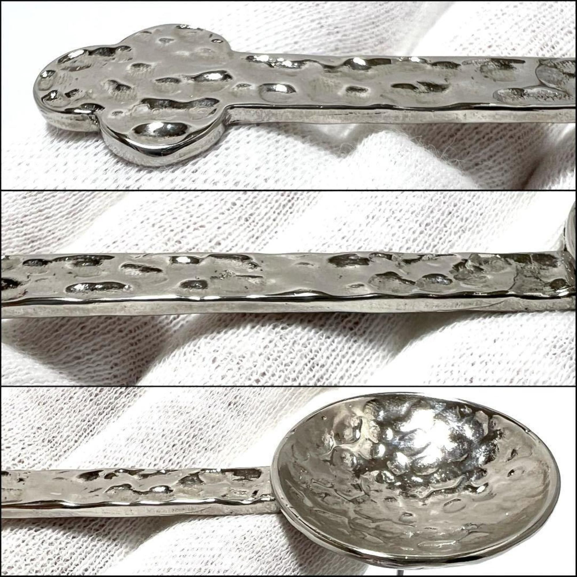 Loewe LOEWE Women's Spoon Hammer Texture Earrings Size ONE SIZE - 7 Thumbnail