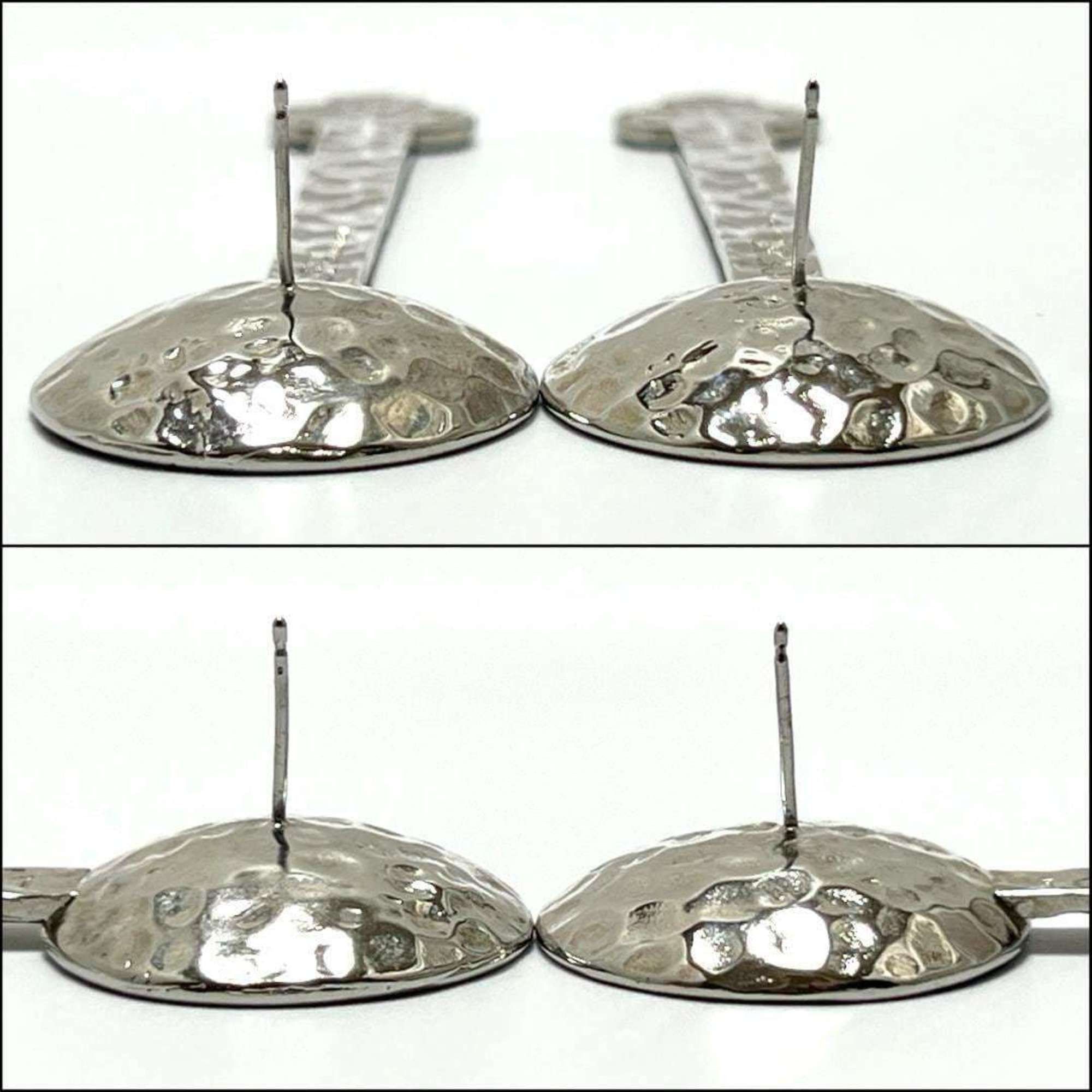 Loewe LOEWE Women's Spoon Hammer Texture Earrings Size ONE SIZE - 5 Thumbnail