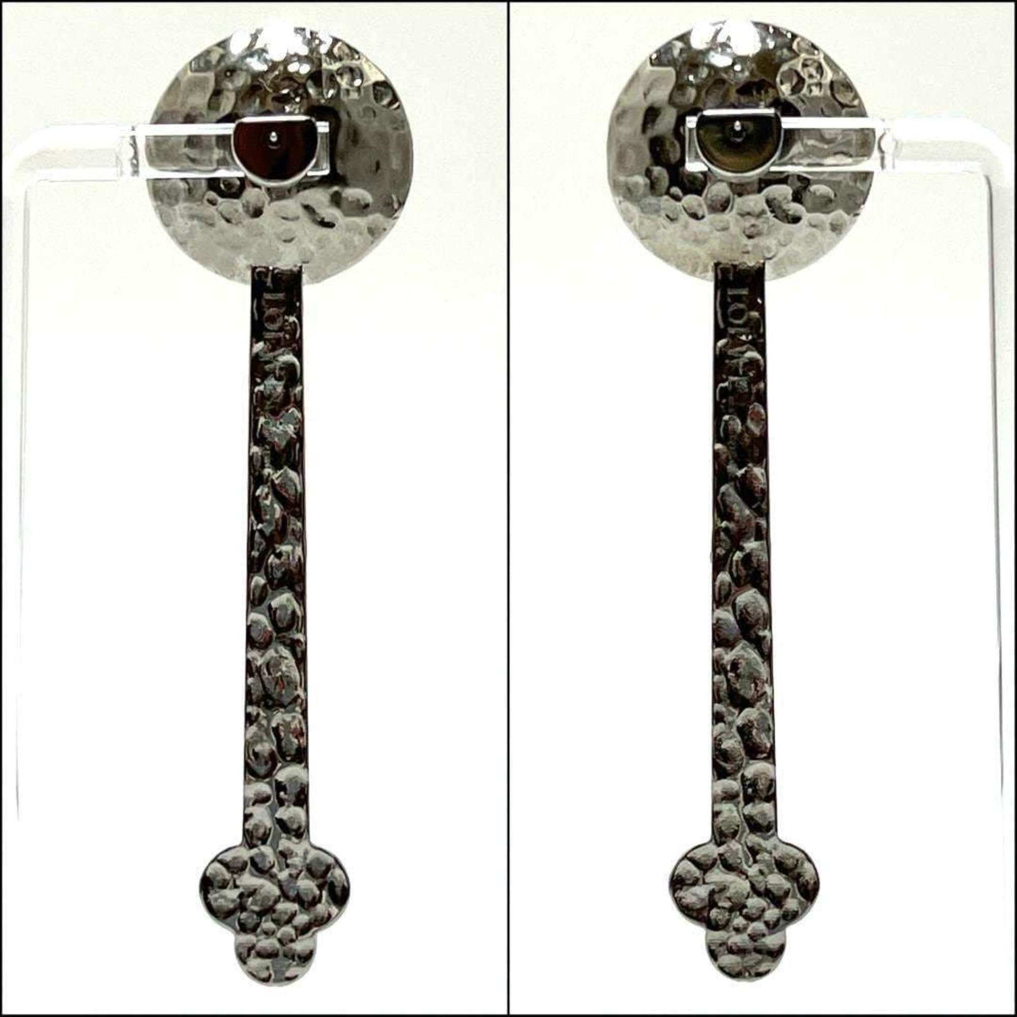 Loewe LOEWE Women's Spoon Hammer Texture Earrings Size ONE SIZE - 4 Thumbnail
