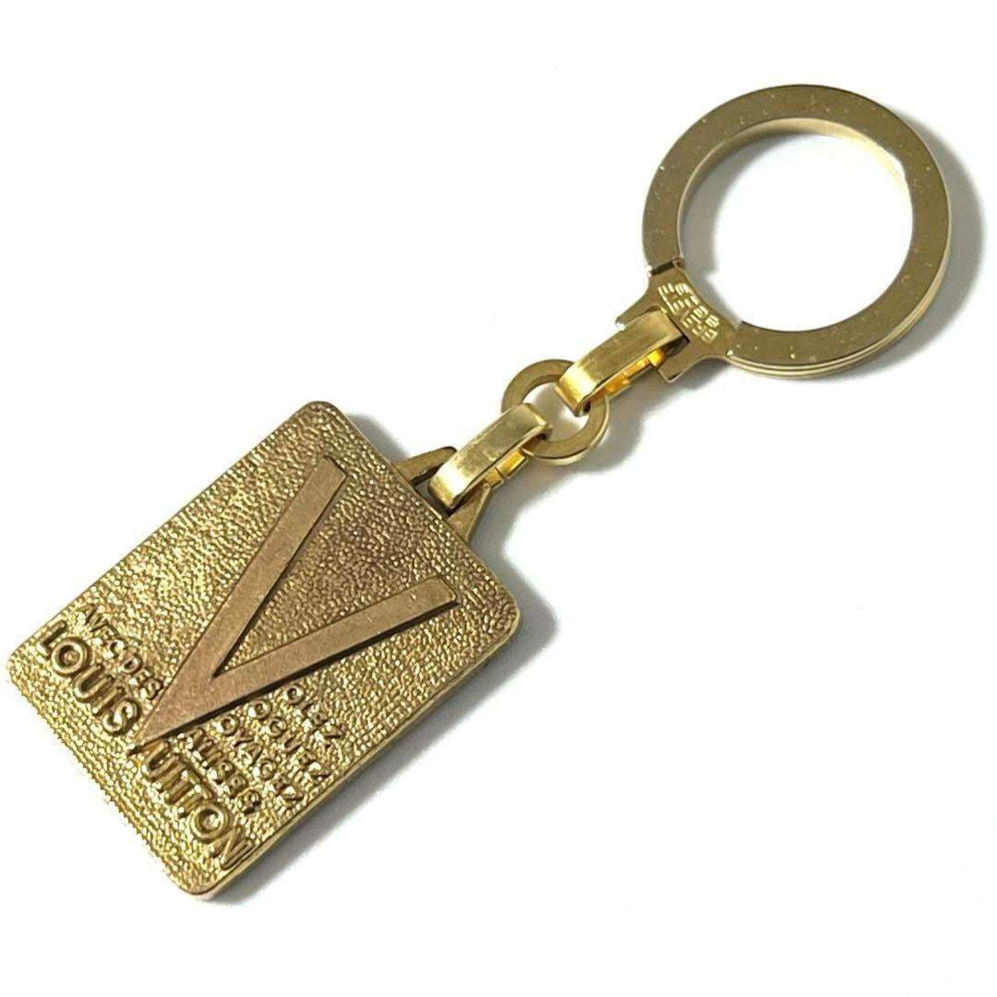 Louis Vuitton Louis Vuitton Men's Key Holder Ring Gold Color Size ONE SIZE - 3 Thumbnail